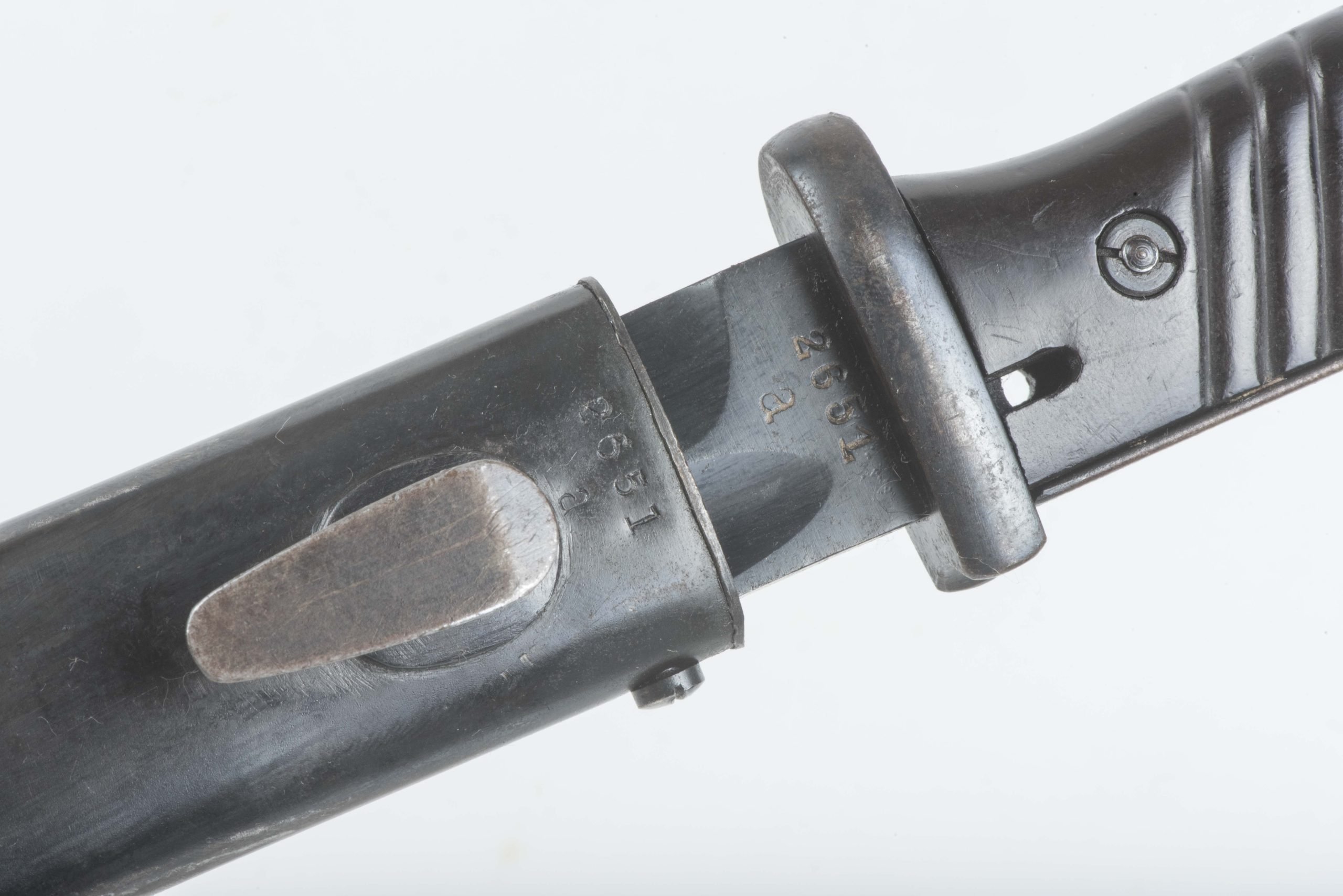 Matching K98 bayonet marked Clemen & Jung 1940 #2651 — image 9