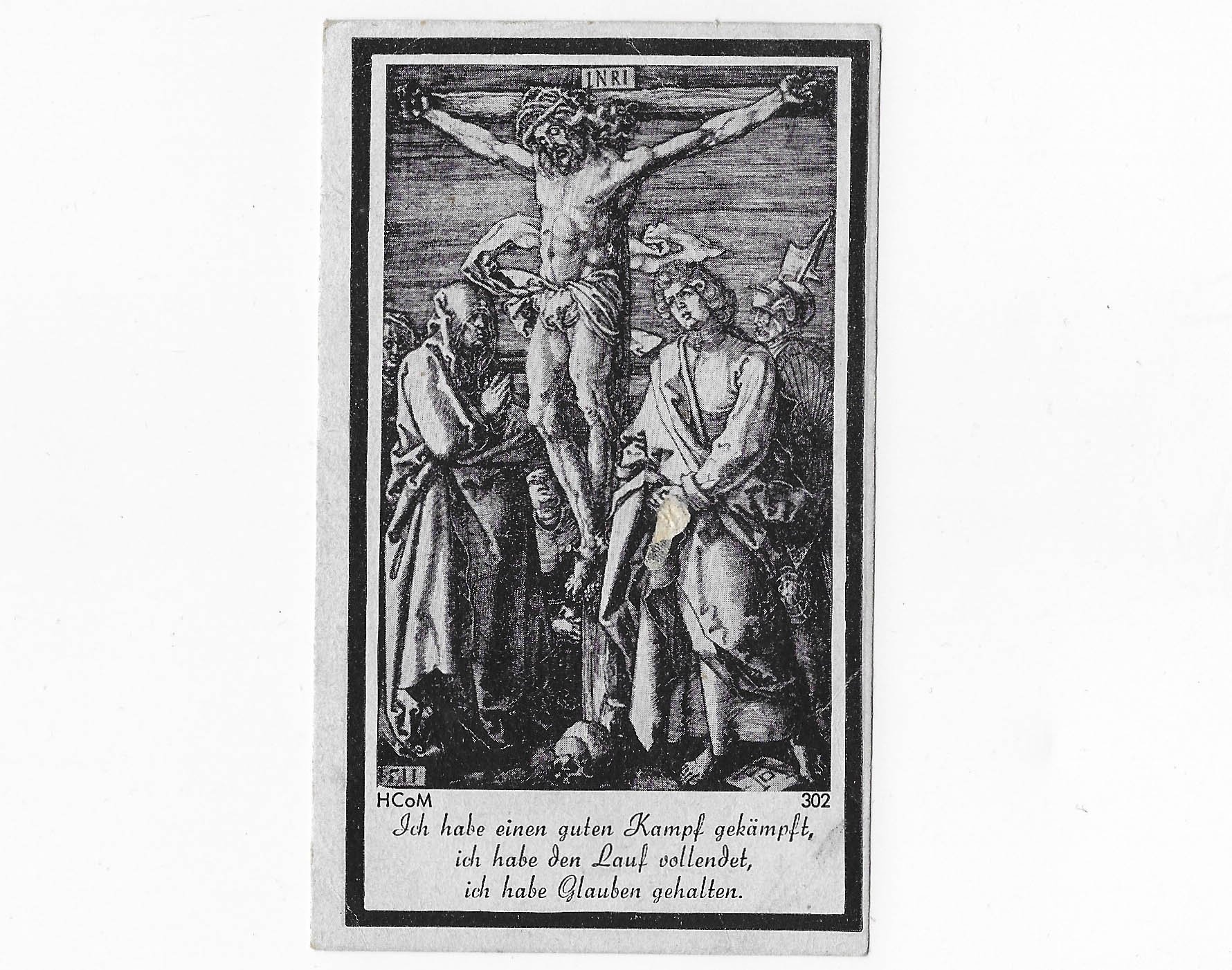 Normandy death card Flak Obergefreiter 18.8.1944 — image 2