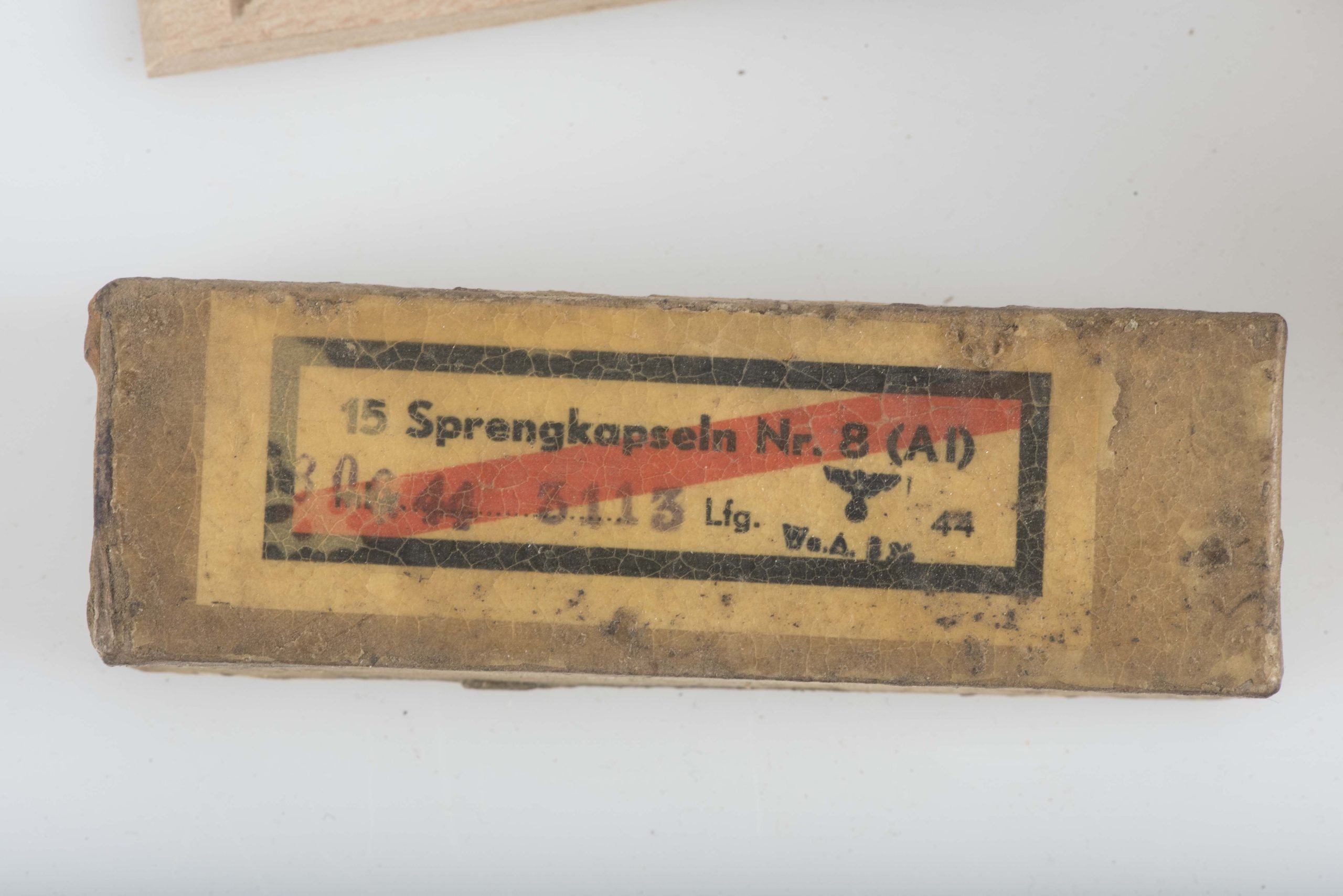 Rare M24 Stielhandgranate Sprengkapseln fuze box — image 2