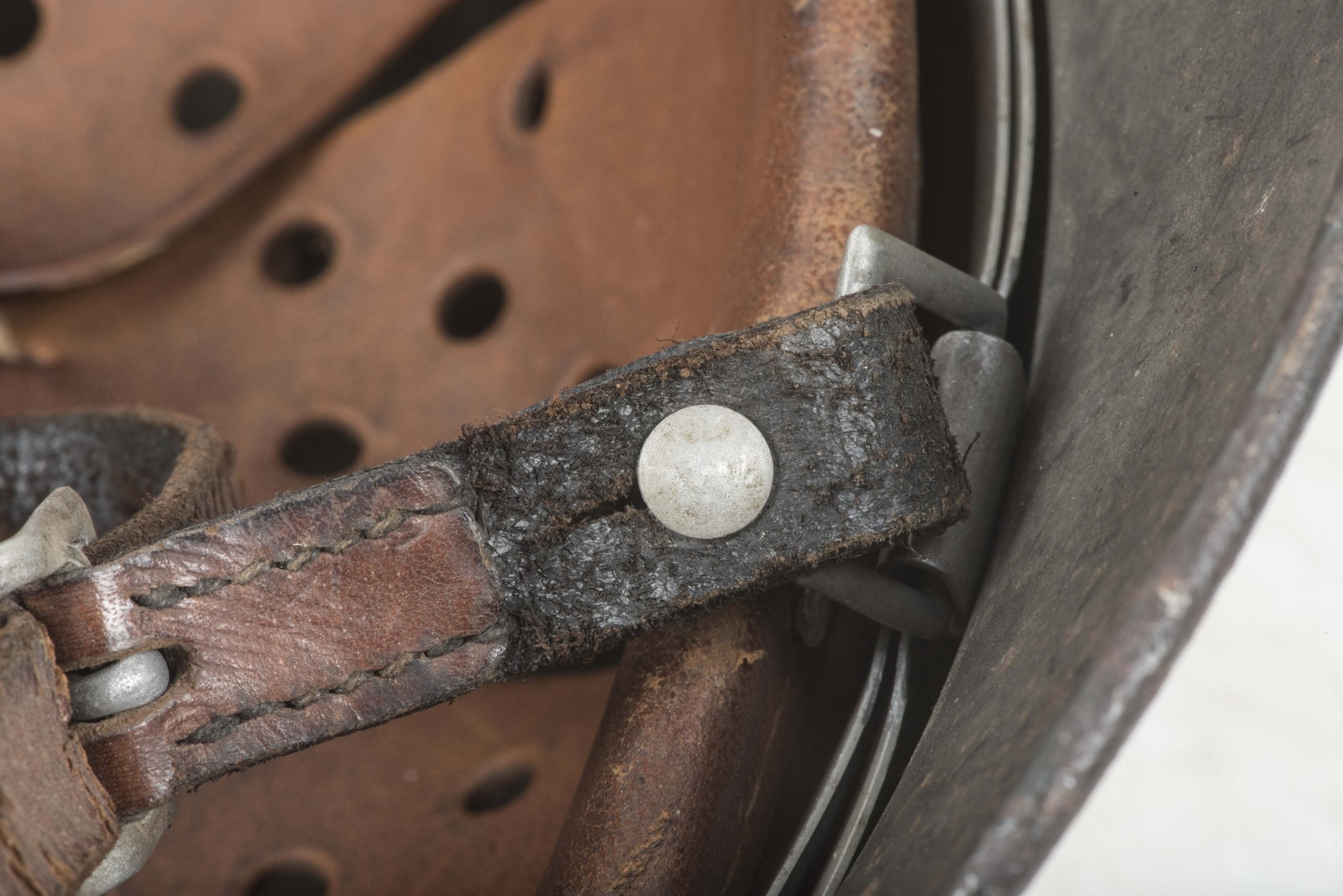 Q66 M35 double decal Heer helmet from Castricum — image 19