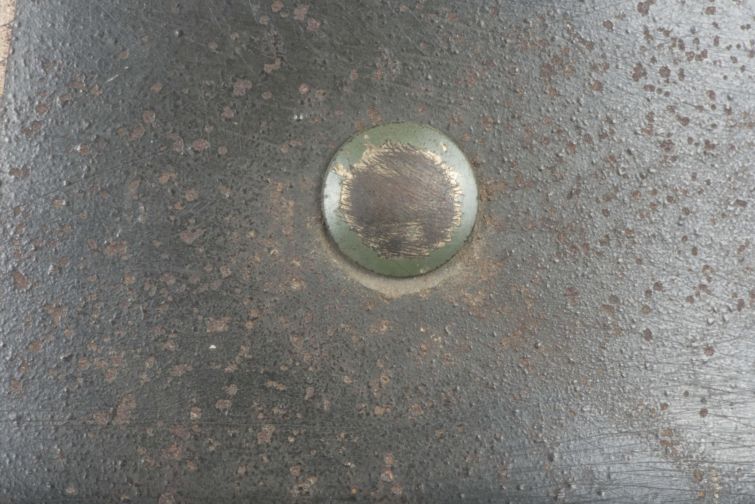 Q66 M35 double decal Heer helmet from Castricum — image 26