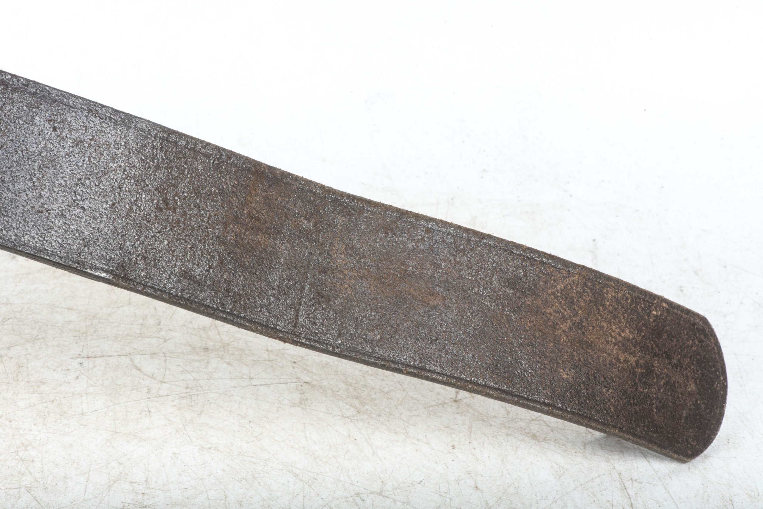 Chocolate brown Luftwaffe issue equipment belt size 95 marked Wiko, Bielefeld 1938, S.Fl. Hst. Kamp. 1938, LBAB 37., S.Fl.Hst.Kamp 1938 — image 4