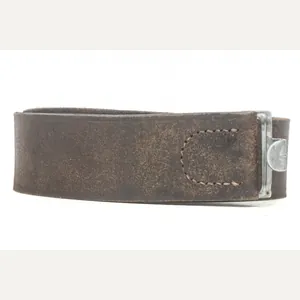 Chocolate brown Luftwaffe issue equipment belt size 95 marked Wiko, …