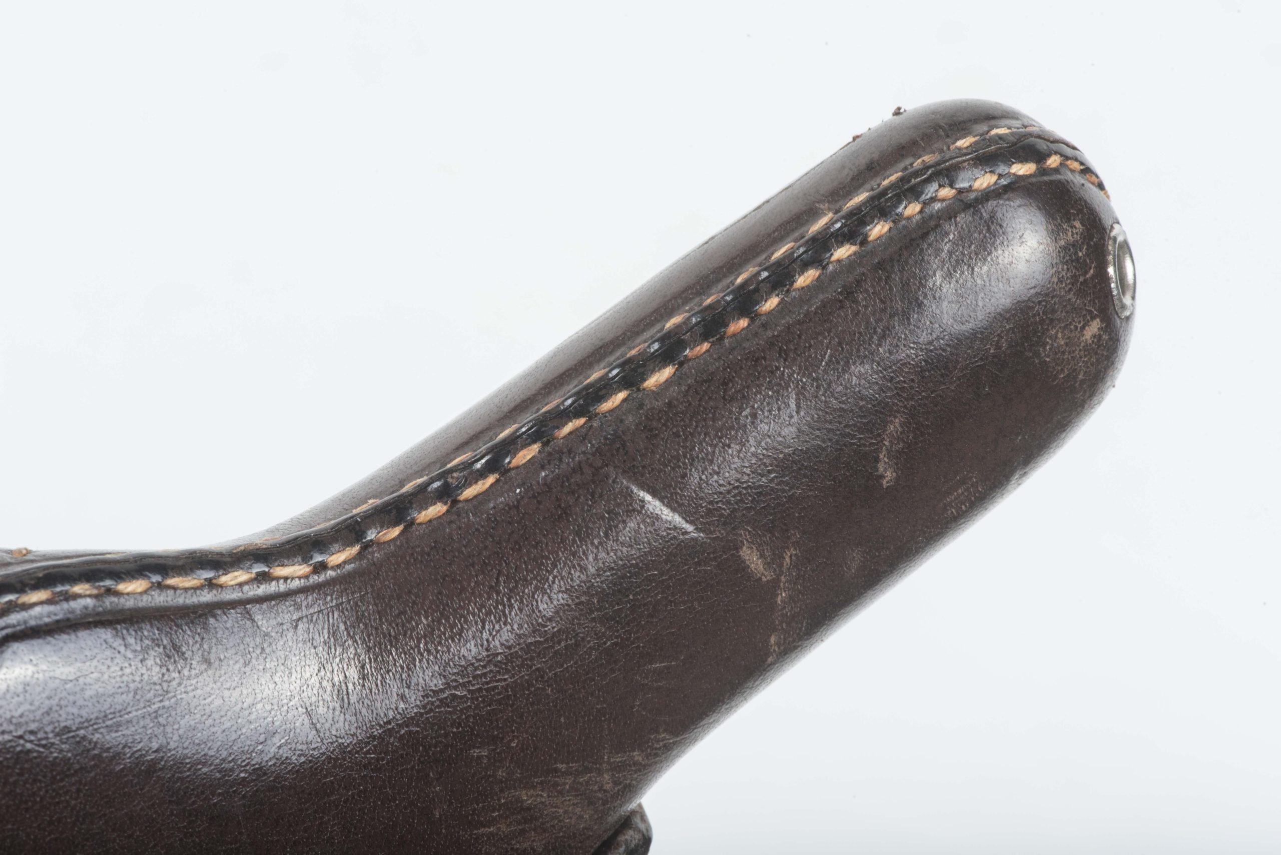 Textbook chocolate brown Luftwaffe issue FN 1922 holster — image 10