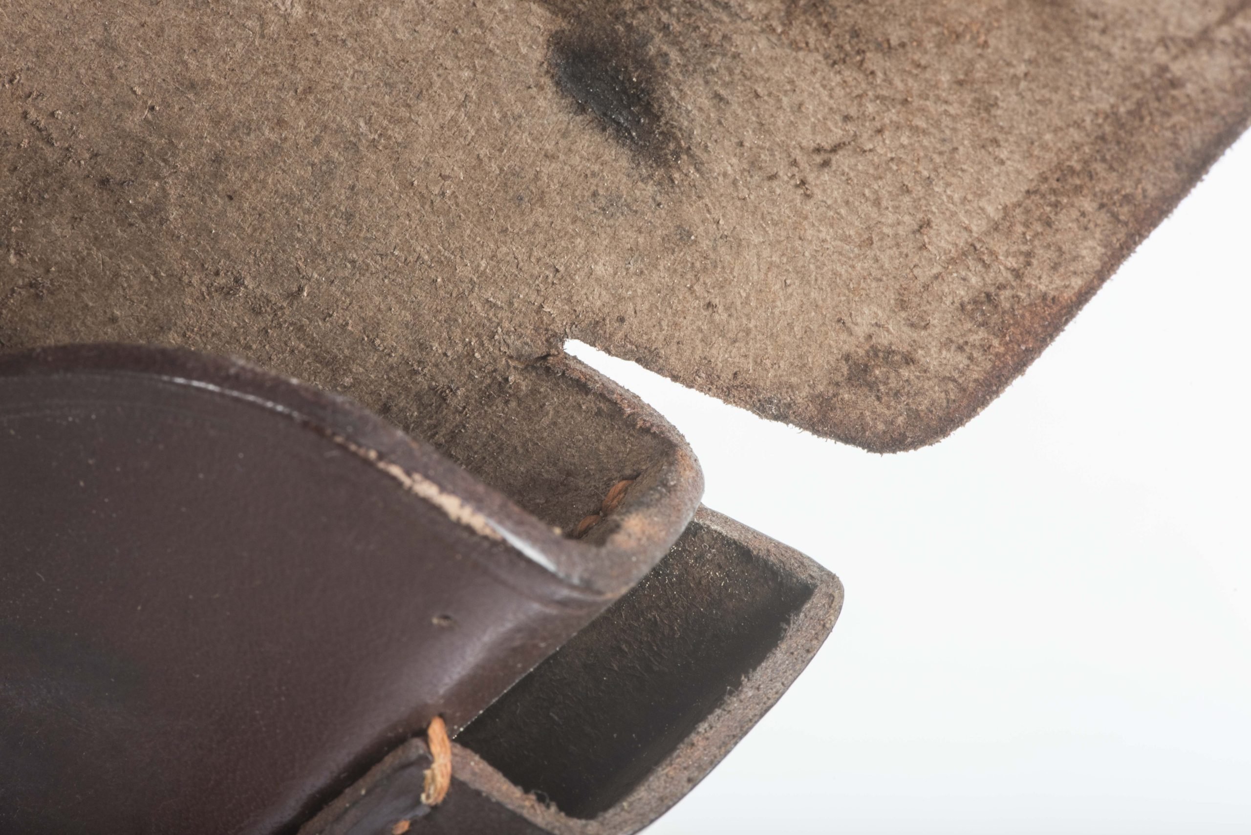 Textbook chocolate brown Luftwaffe issue FN 1922 holster — image 15