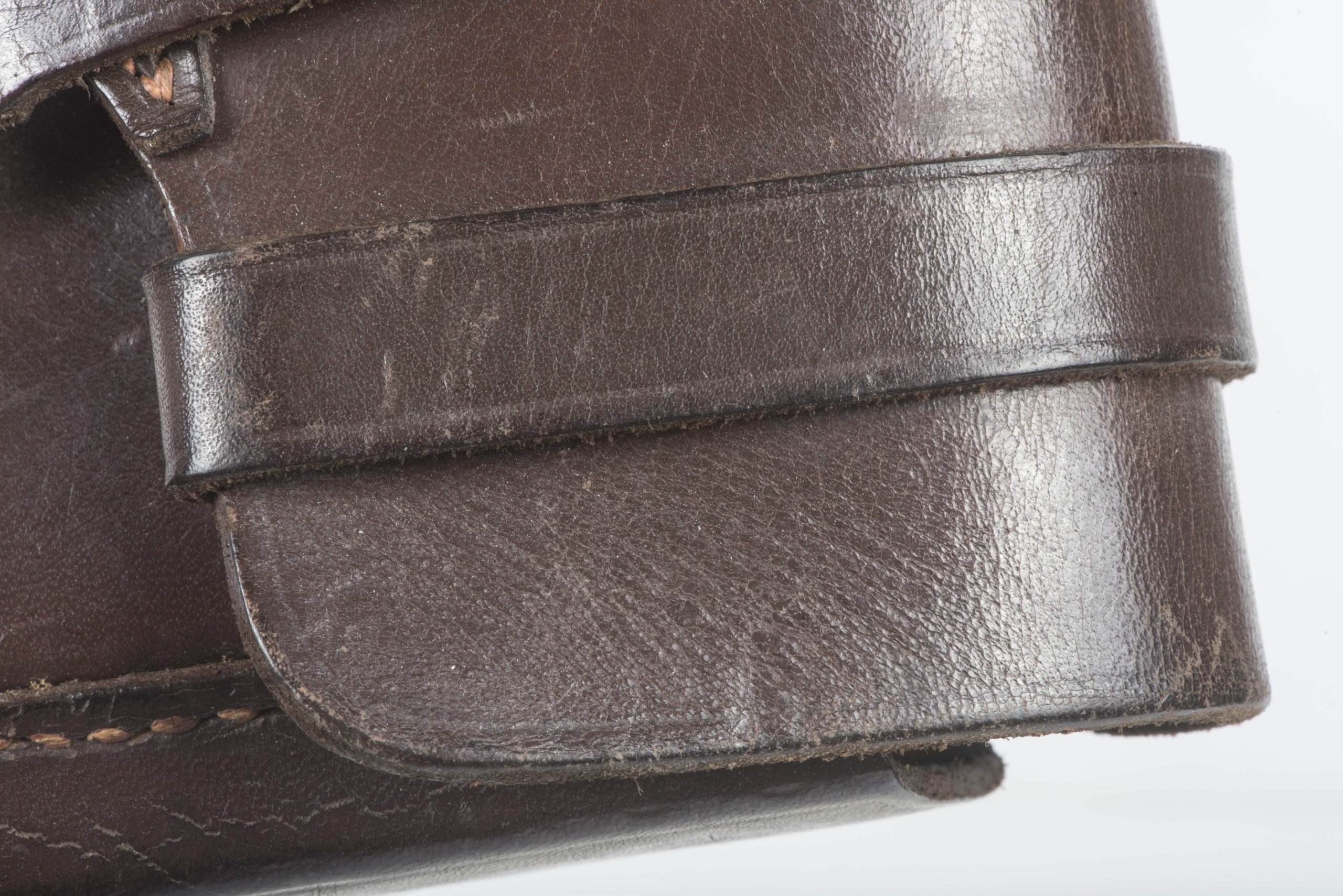 Textbook chocolate brown Luftwaffe issue FN 1922 holster — image 5