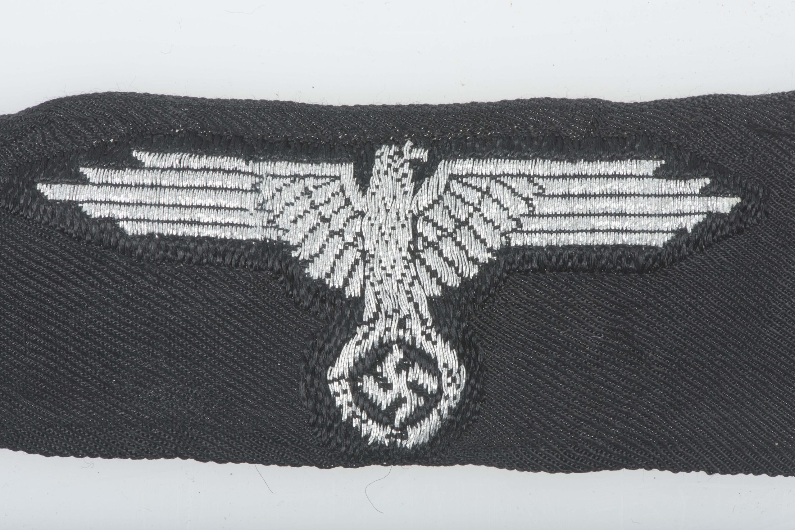 Waffen-SS officer flatwire BeVo cap eagle — image 2