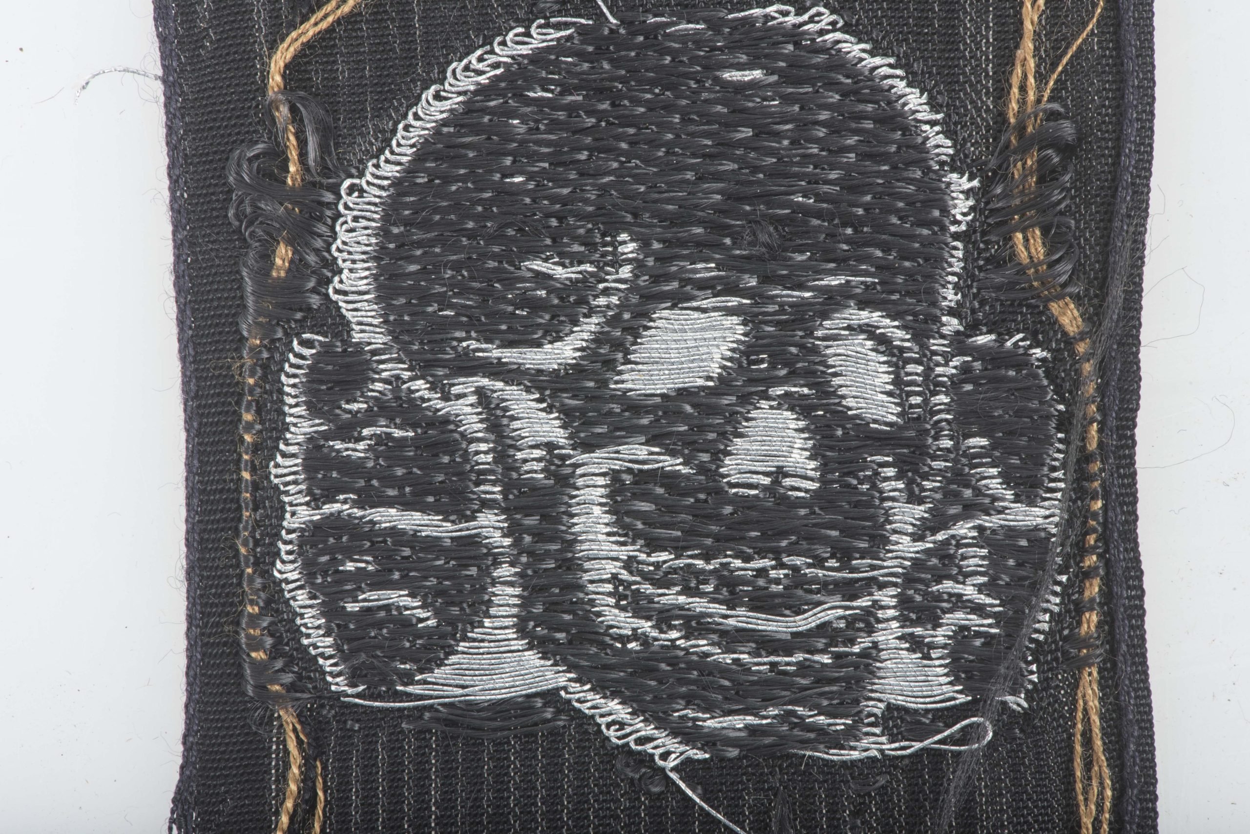 Waffen-SS officer flatwire BeVo cap skull — image 4