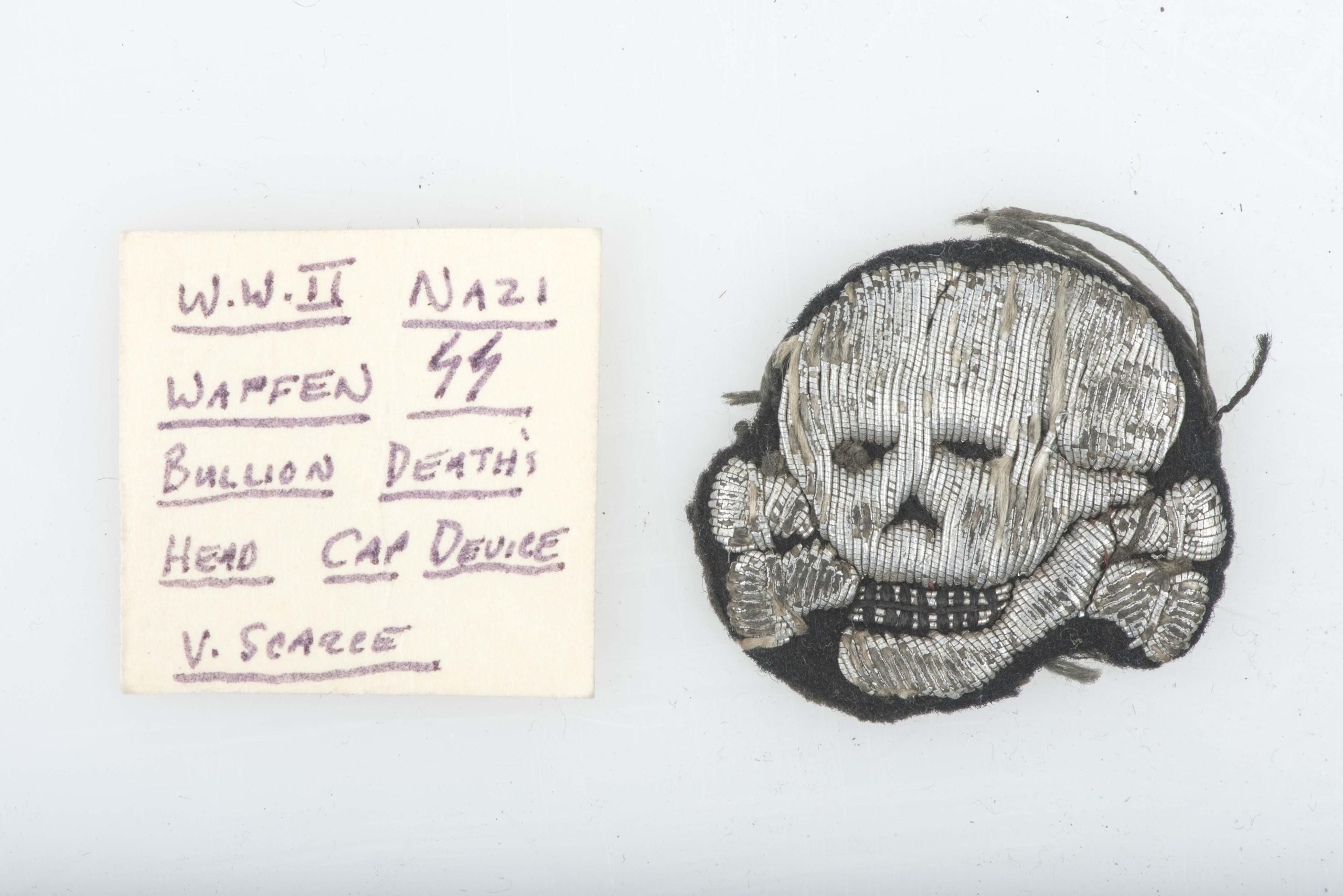 US Vet Bringback Waffen-SS officer cutout collar tab — image 3