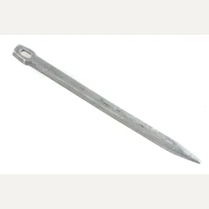 Single Zeltbahn peg marked L&F 35