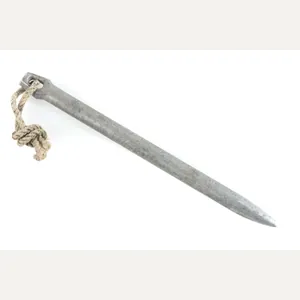 Single Zeltbahn peg marked RS 35