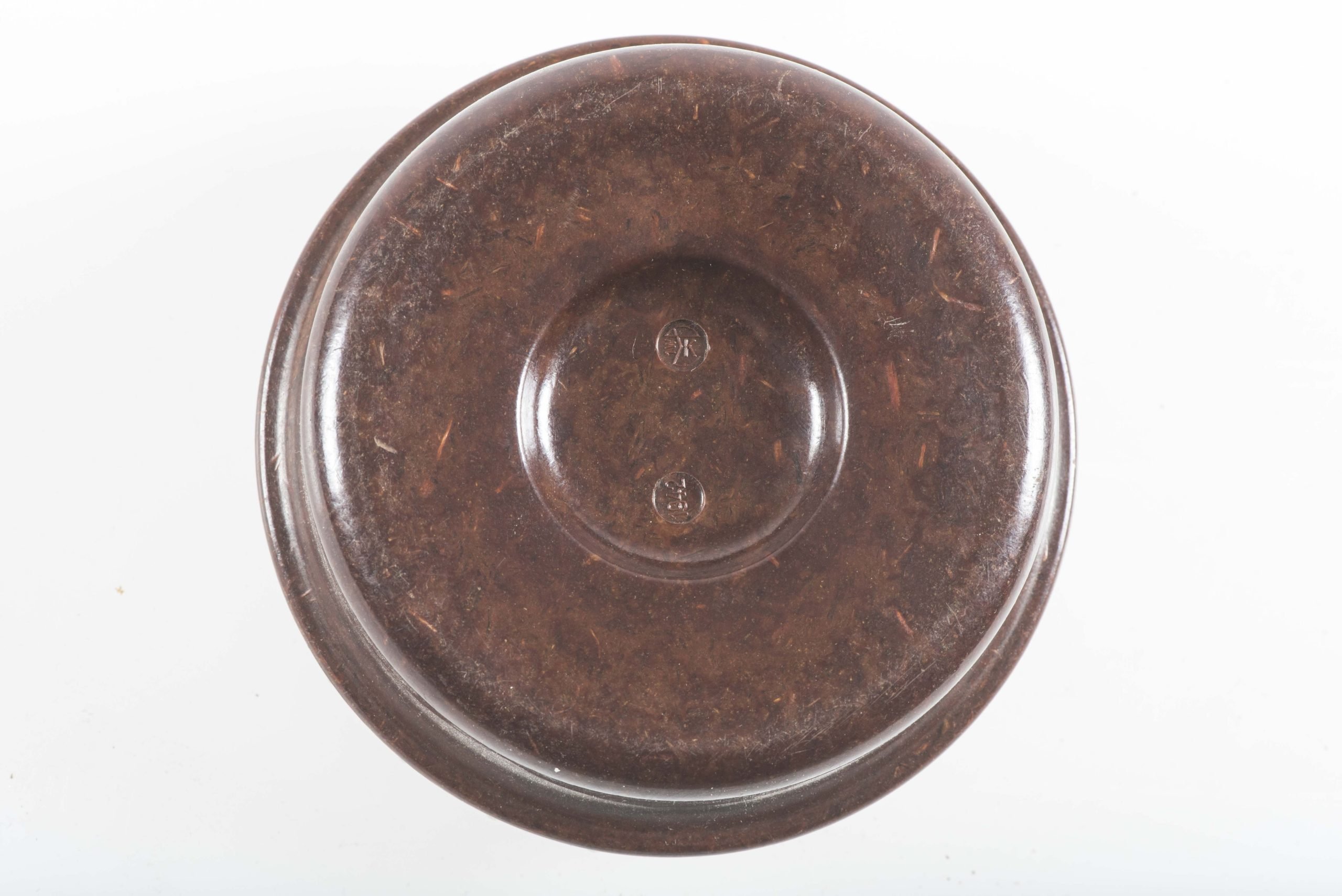 Brown salt container marked 1W K 1942 — image 2