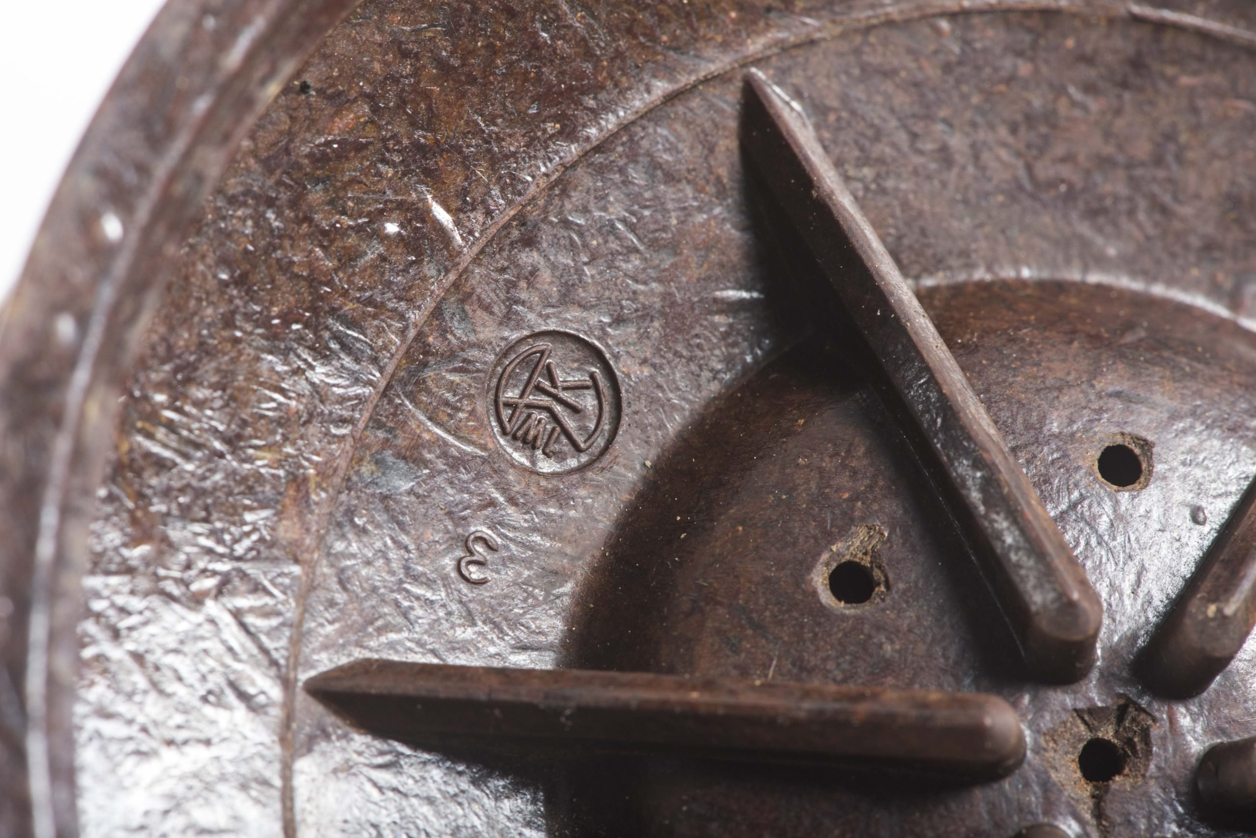 Brown salt container marked 1W K 1942 — image 6