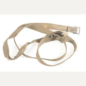 Long pre war gasmask canister strap dated 1938