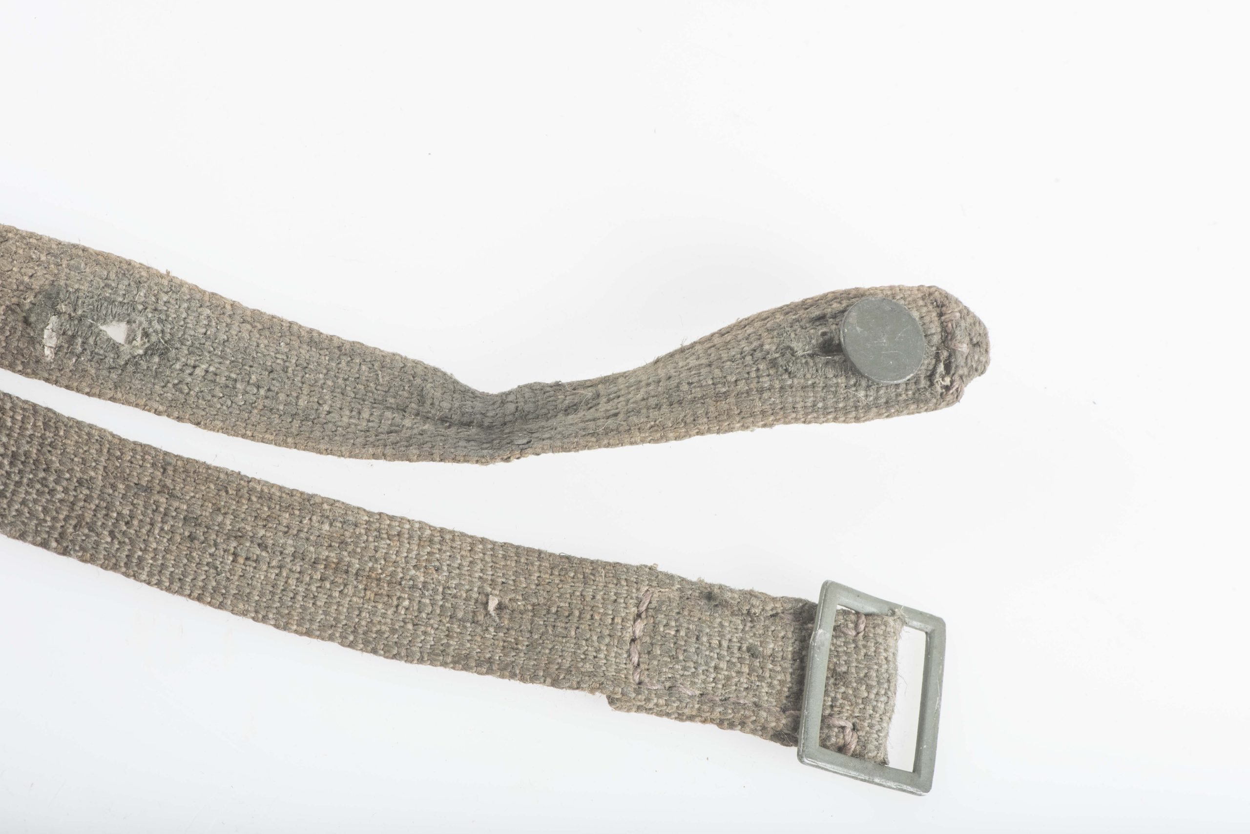 Long pre war gasmask canister strap dated 1938 — image 3