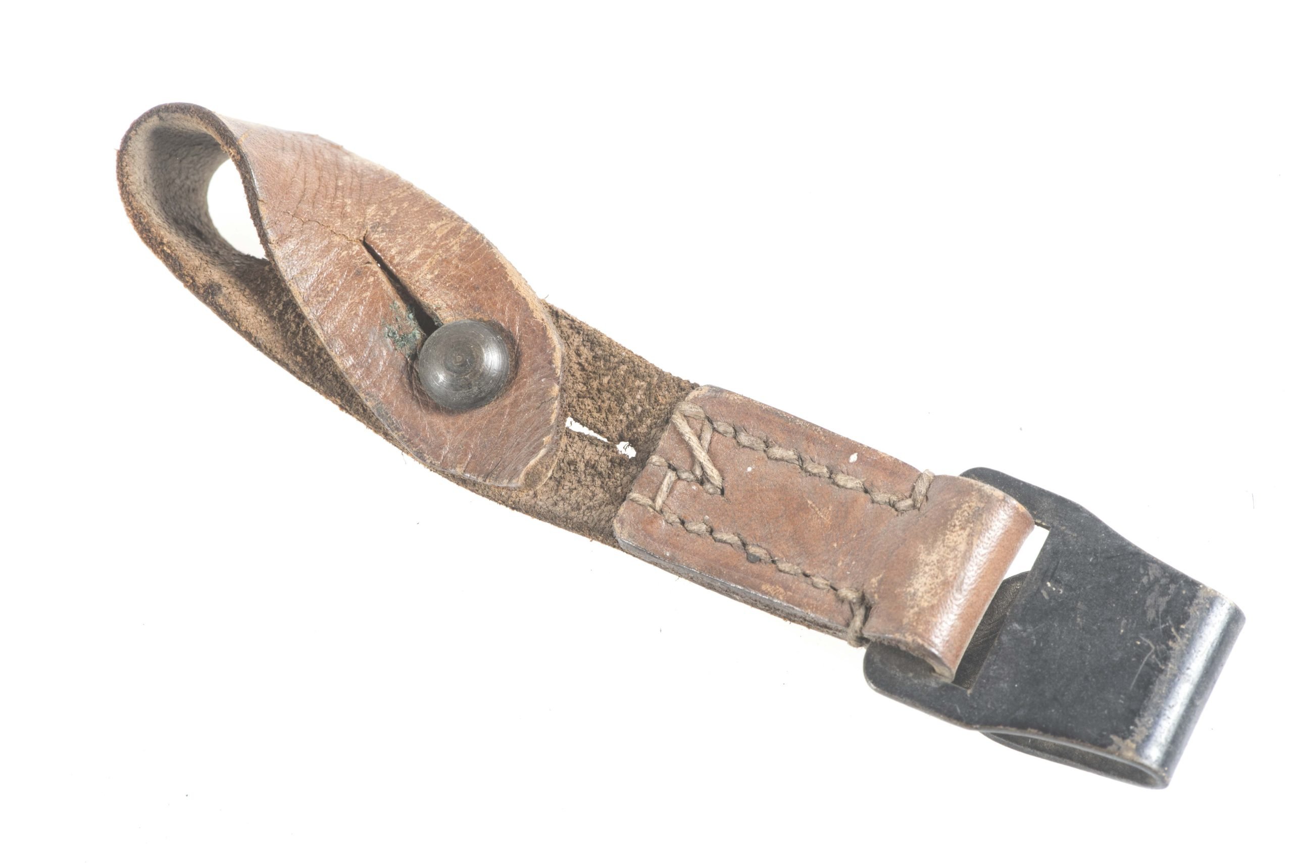 Short pre war gasmask canister strap — image 2