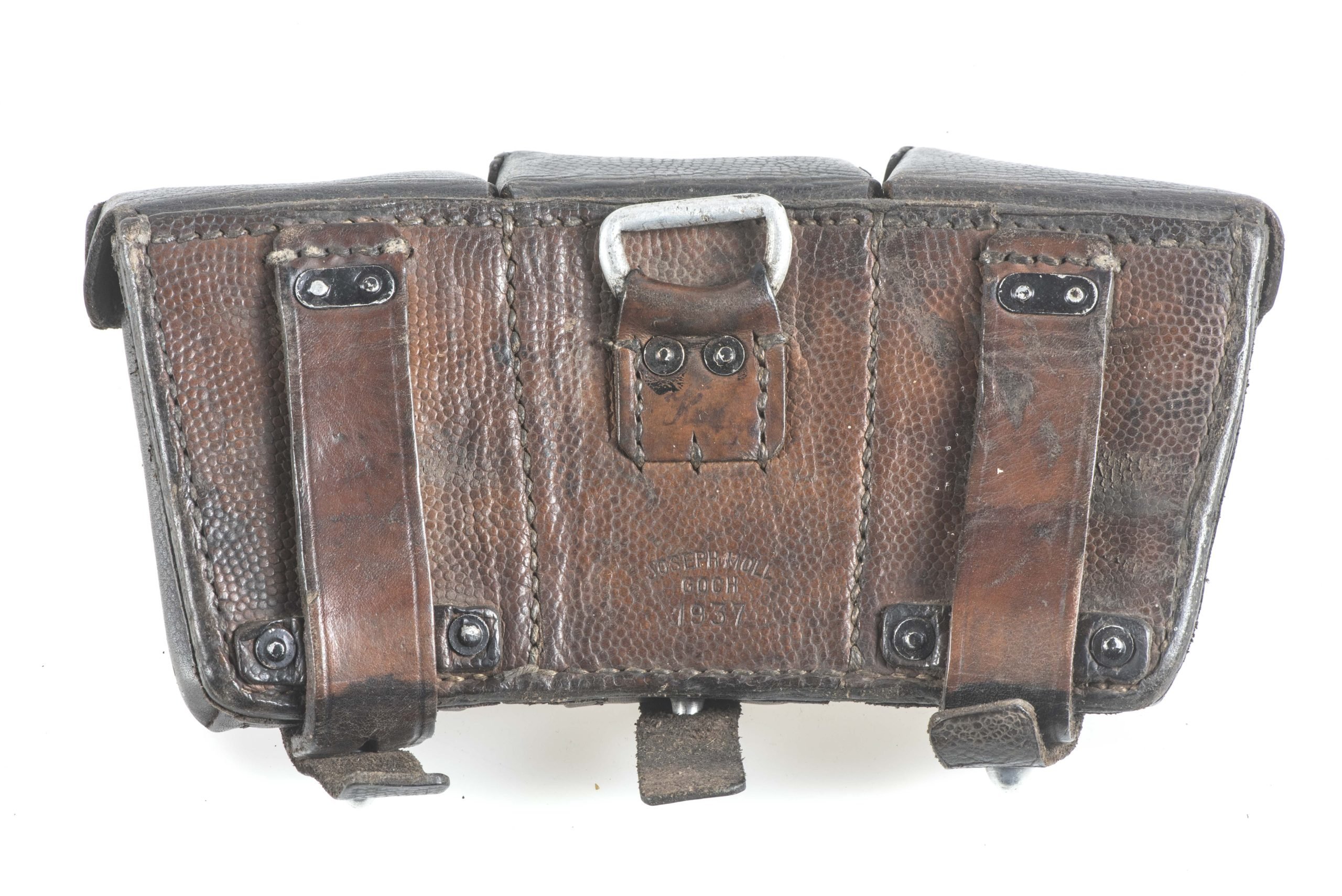 K98 ammunition pouch marked Joseph Moll Goch 1937 — image 2