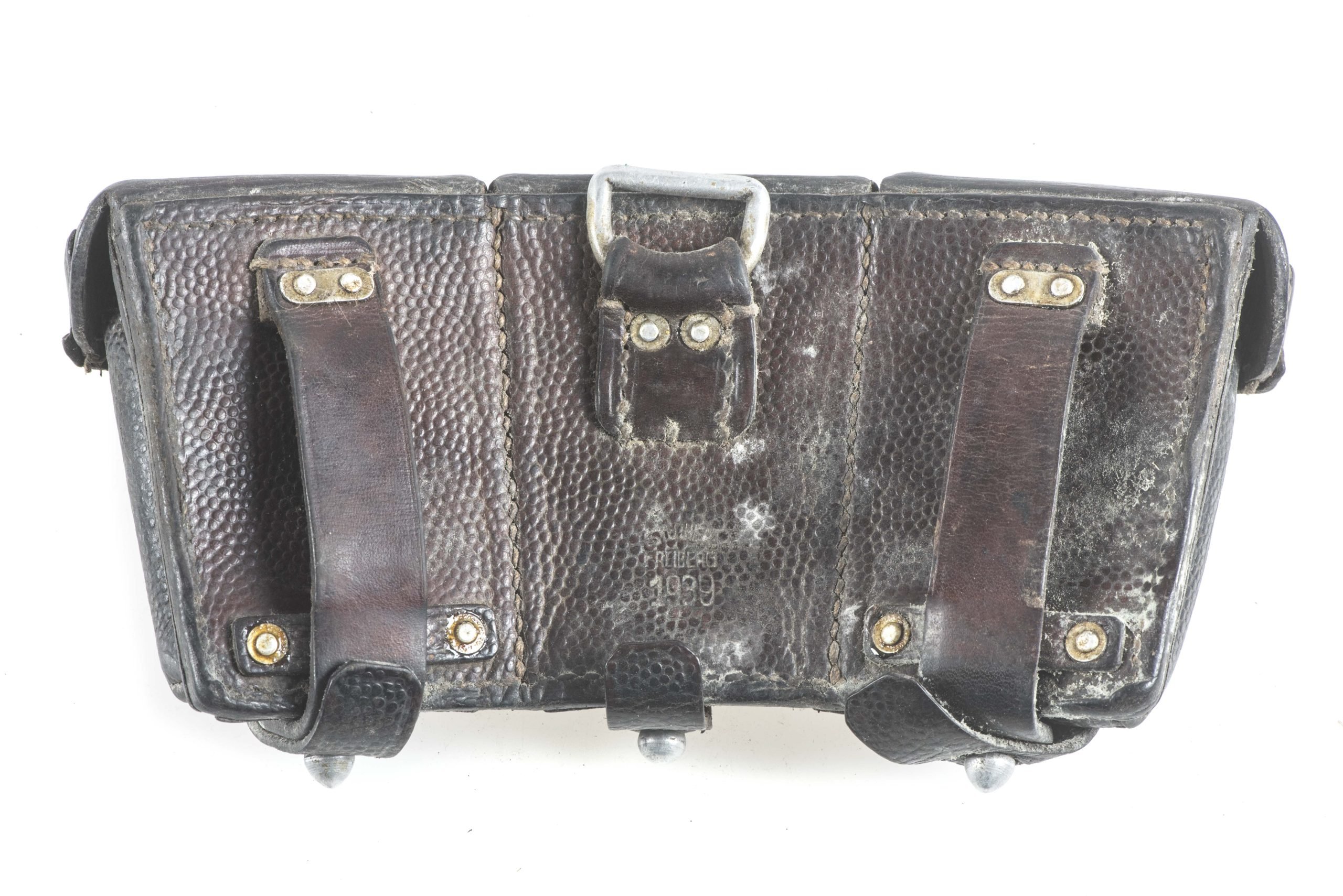 K98 ammunition pouch marked Stecher Freiberg 1939 — image 2