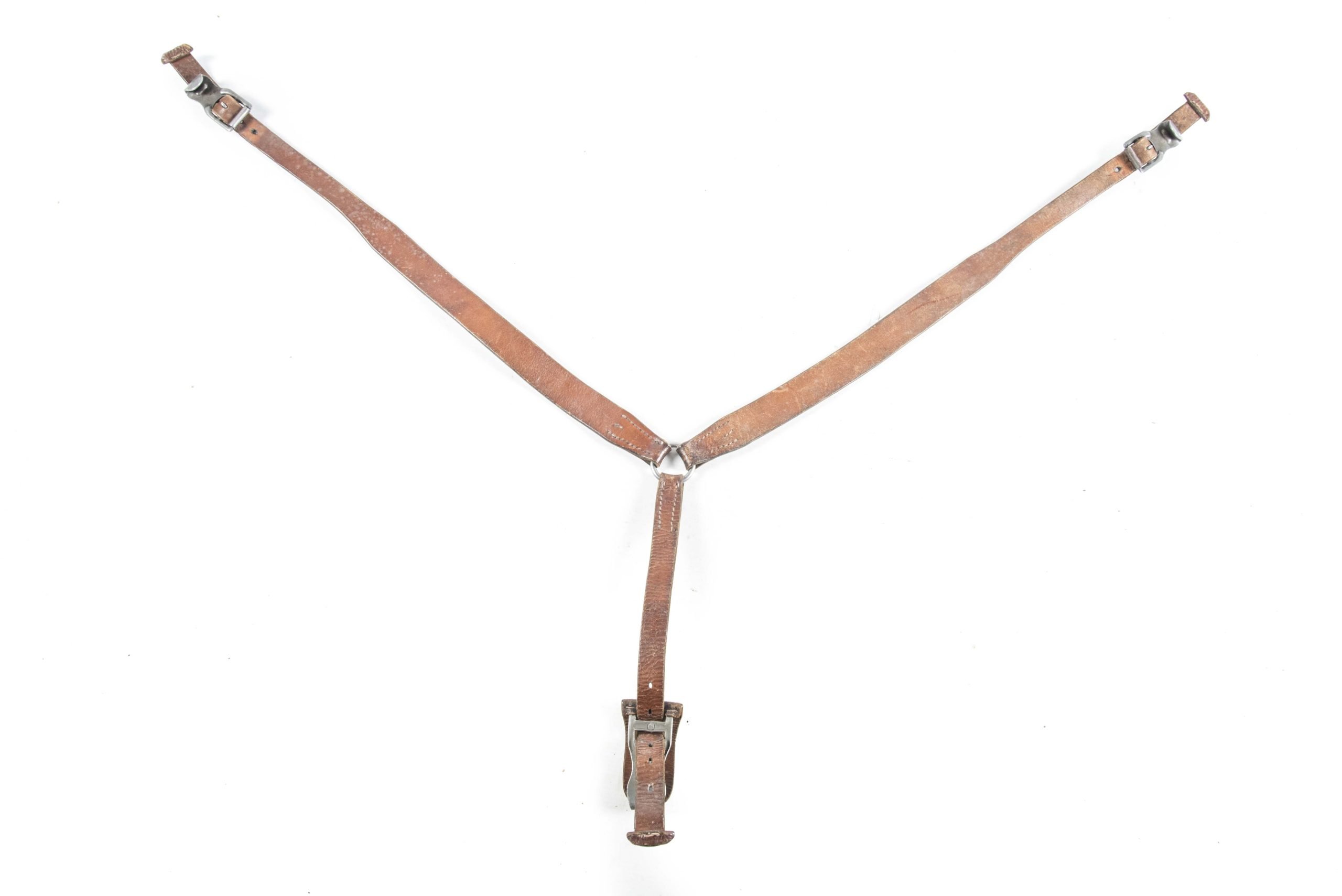 Lightweight Luftwaffe Y-strap marked L.L.G. Schlesien 1937 LBA — image 2