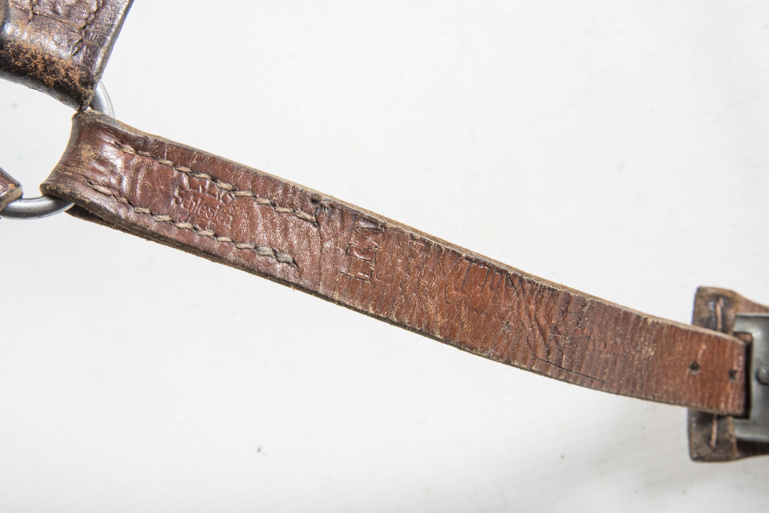 Lightweight Luftwaffe Y-strap marked L.L.G. Schlesien 1937 LBA — image 4