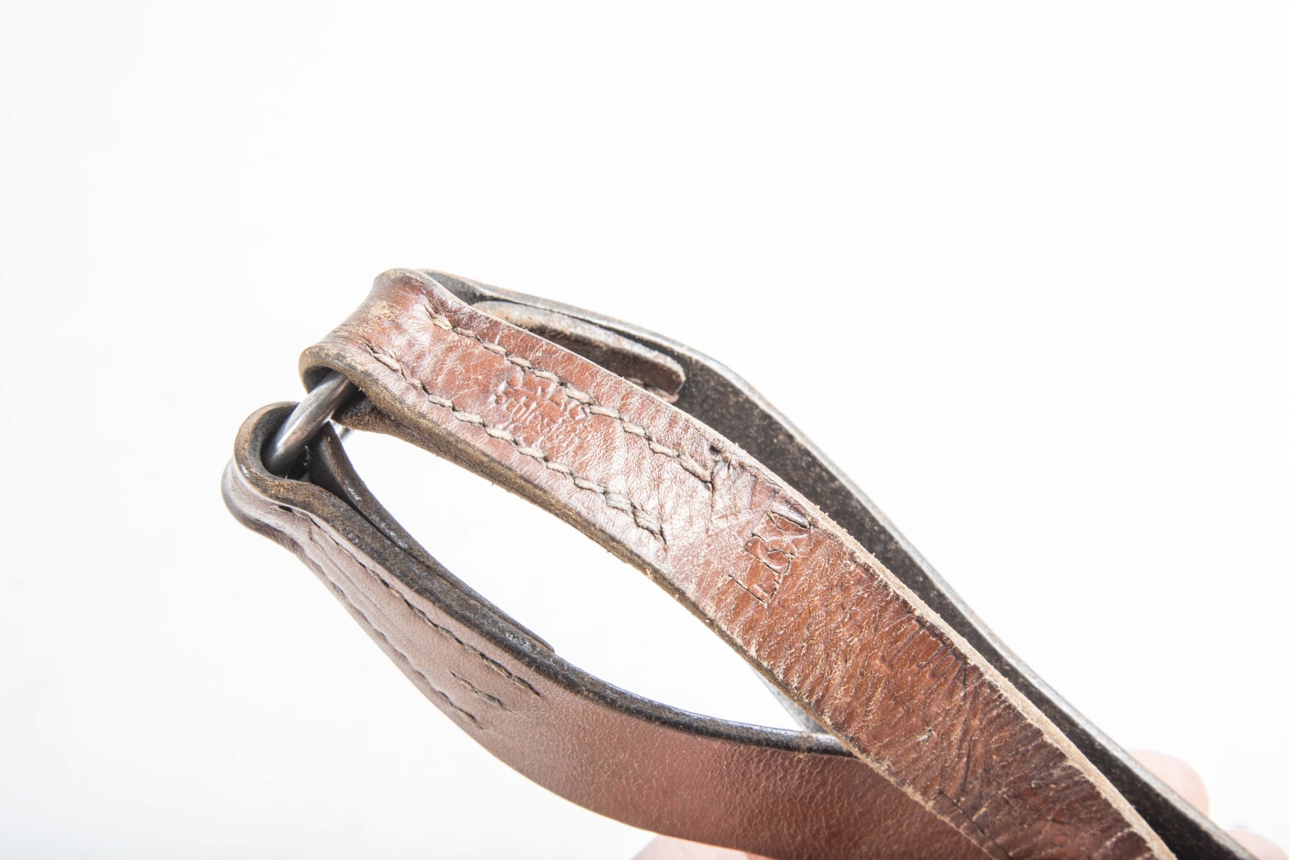 Lightweight Luftwaffe Y-strap marked L.L.G. Schlesien 1937 LBA — image 5