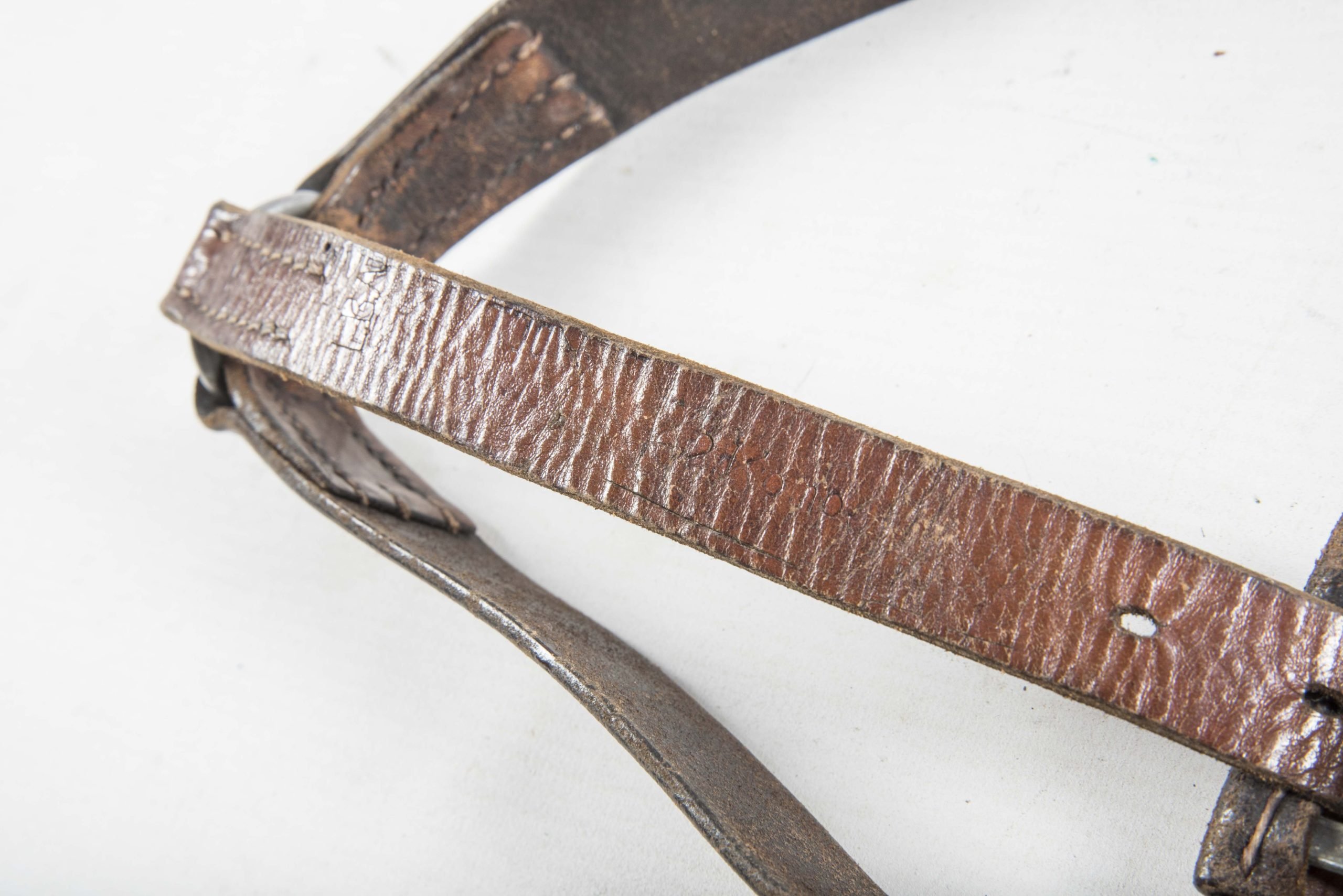 Lightweight Luftwaffe Y-strap marked L.L.G. Schlesien 1937 LBA — image 8