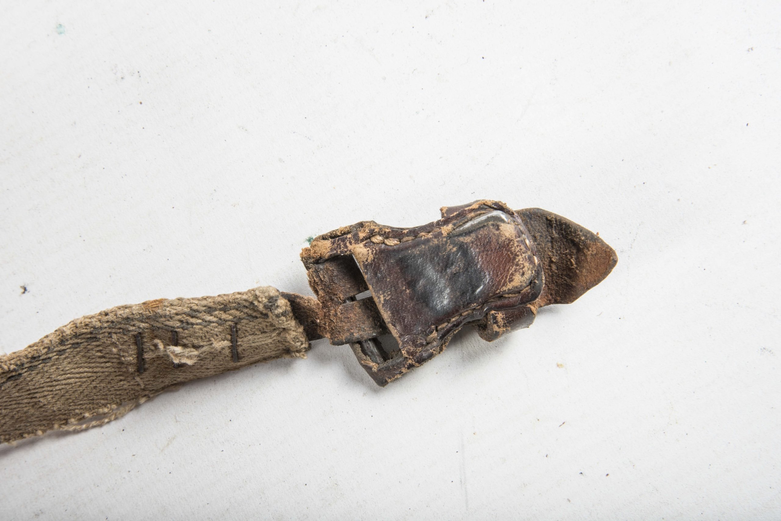 Rare simplified sling from recycled ammunition belt material — image 5