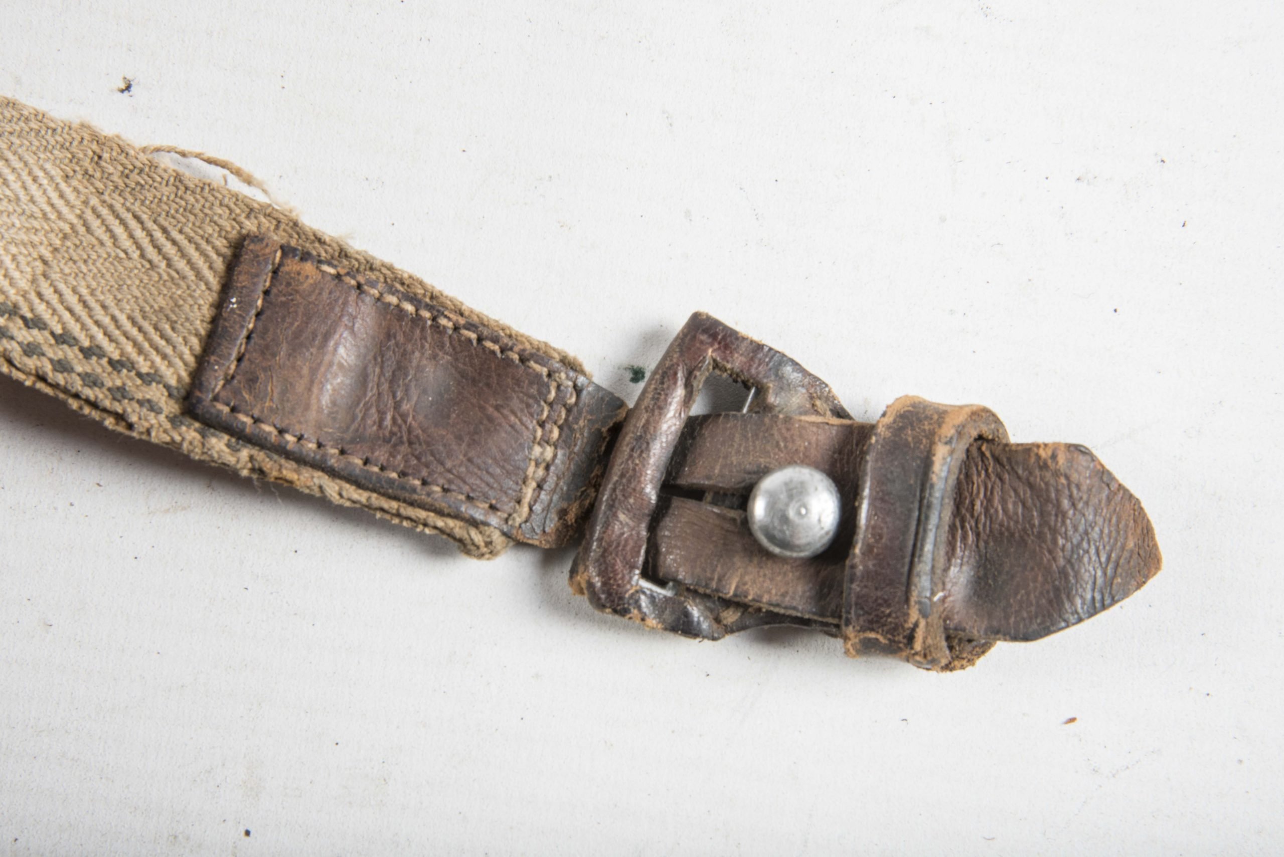 Rare simplified sling from recycled ammunition belt material — image 6