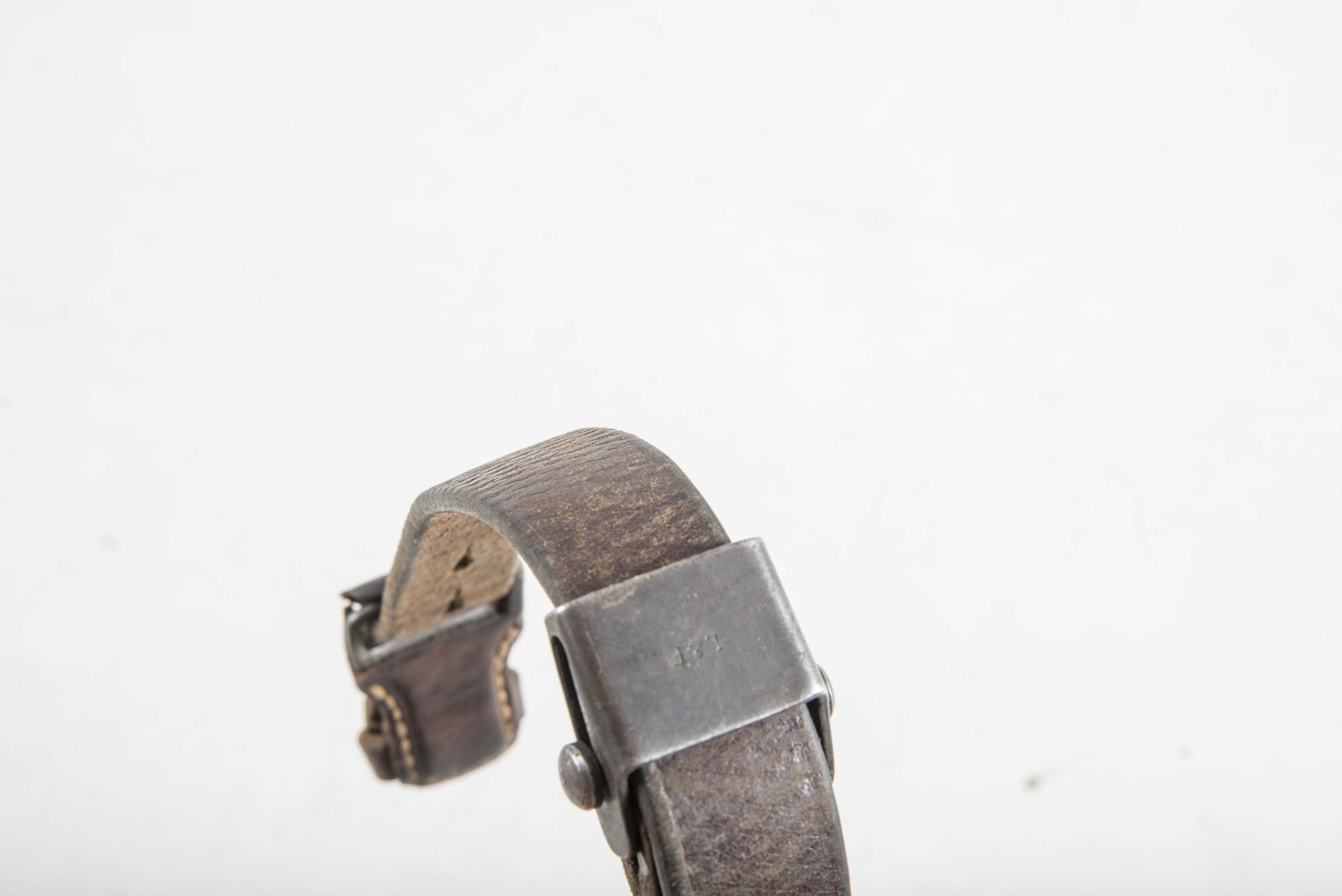 Leather K98 sling marked RA — image 7