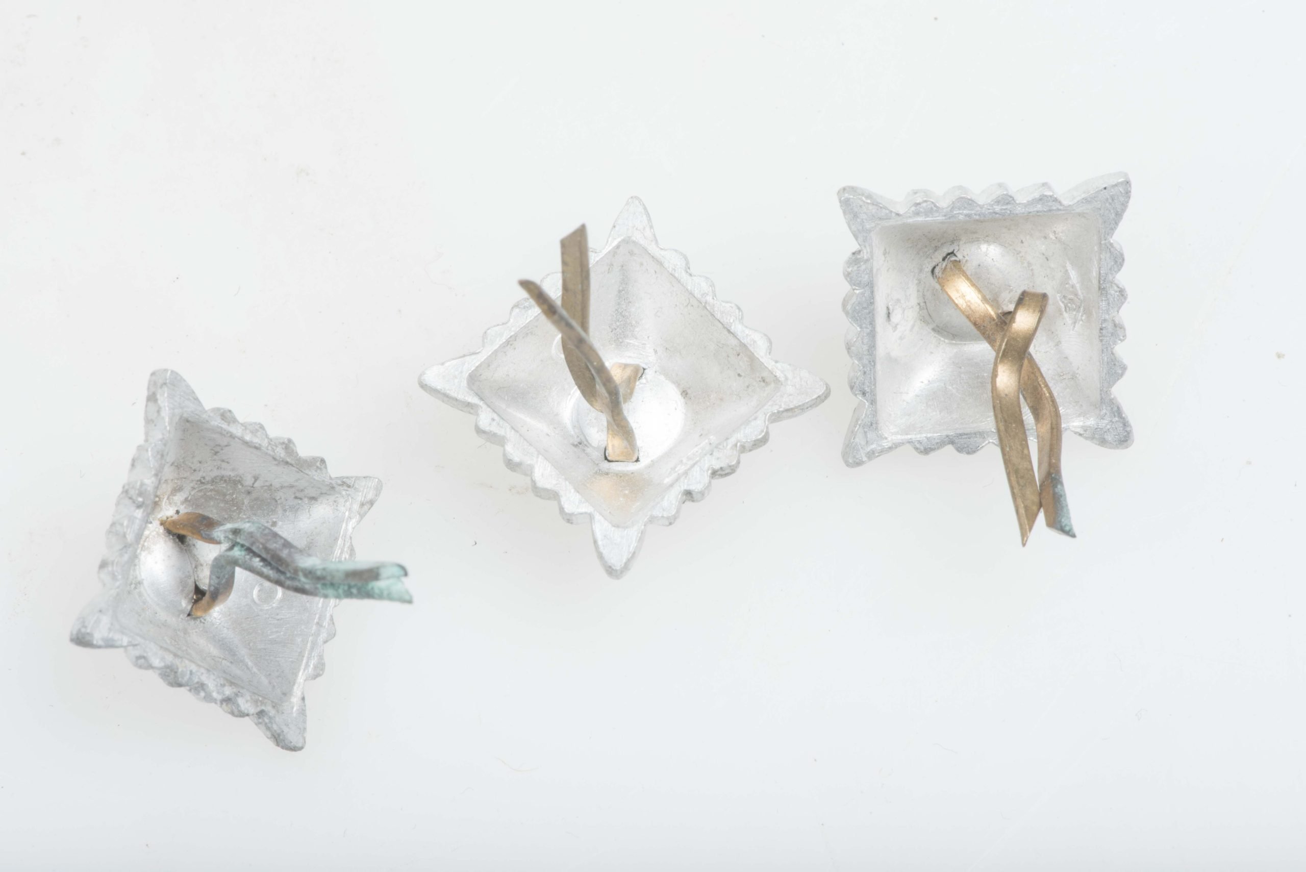 3x Heer / Waffen-SS rank pips in 15,5 mm size marked olc — image 2