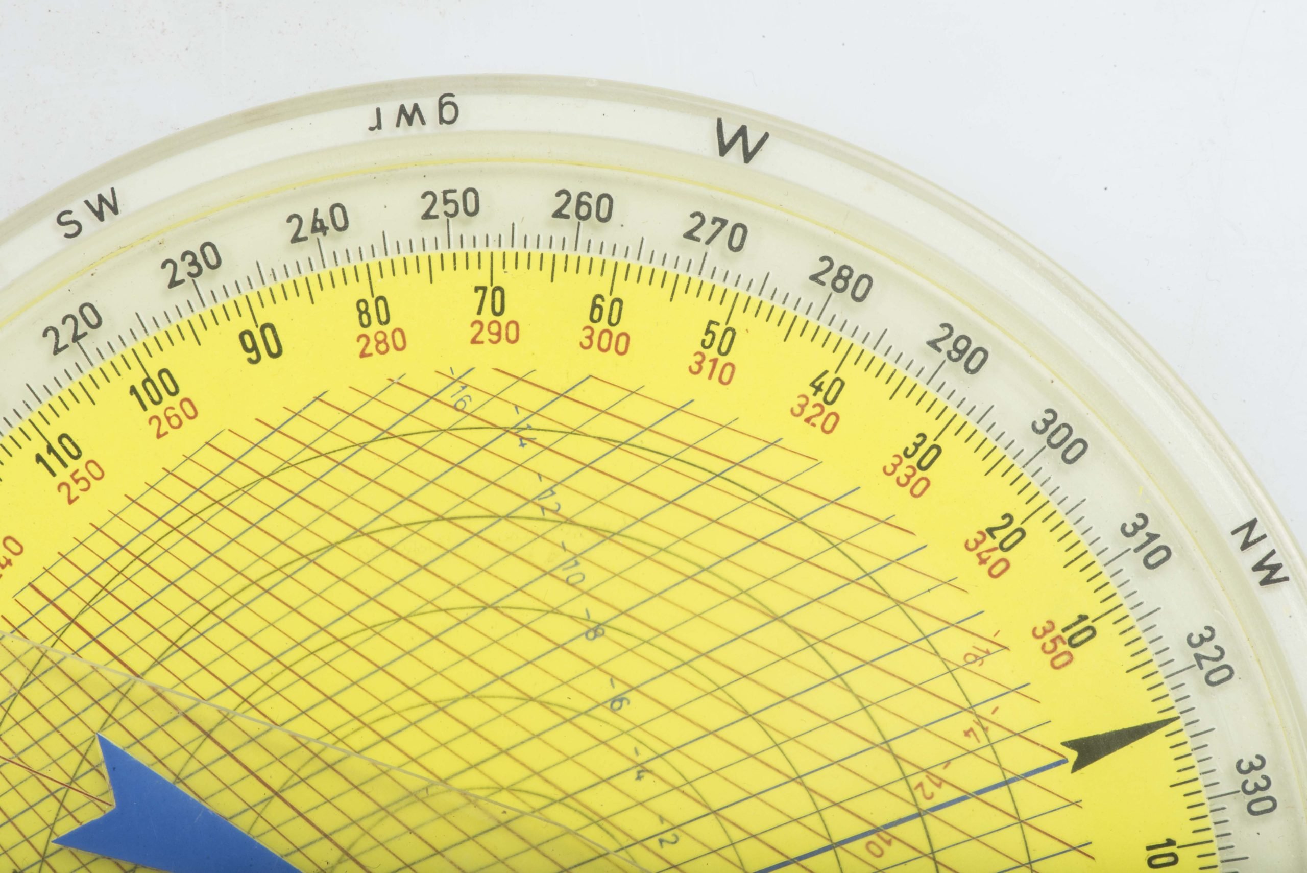 Unissued Luftwaffe flight navigator disc or Dreieckrechner DP3 Tp in original cardboard box — image 5