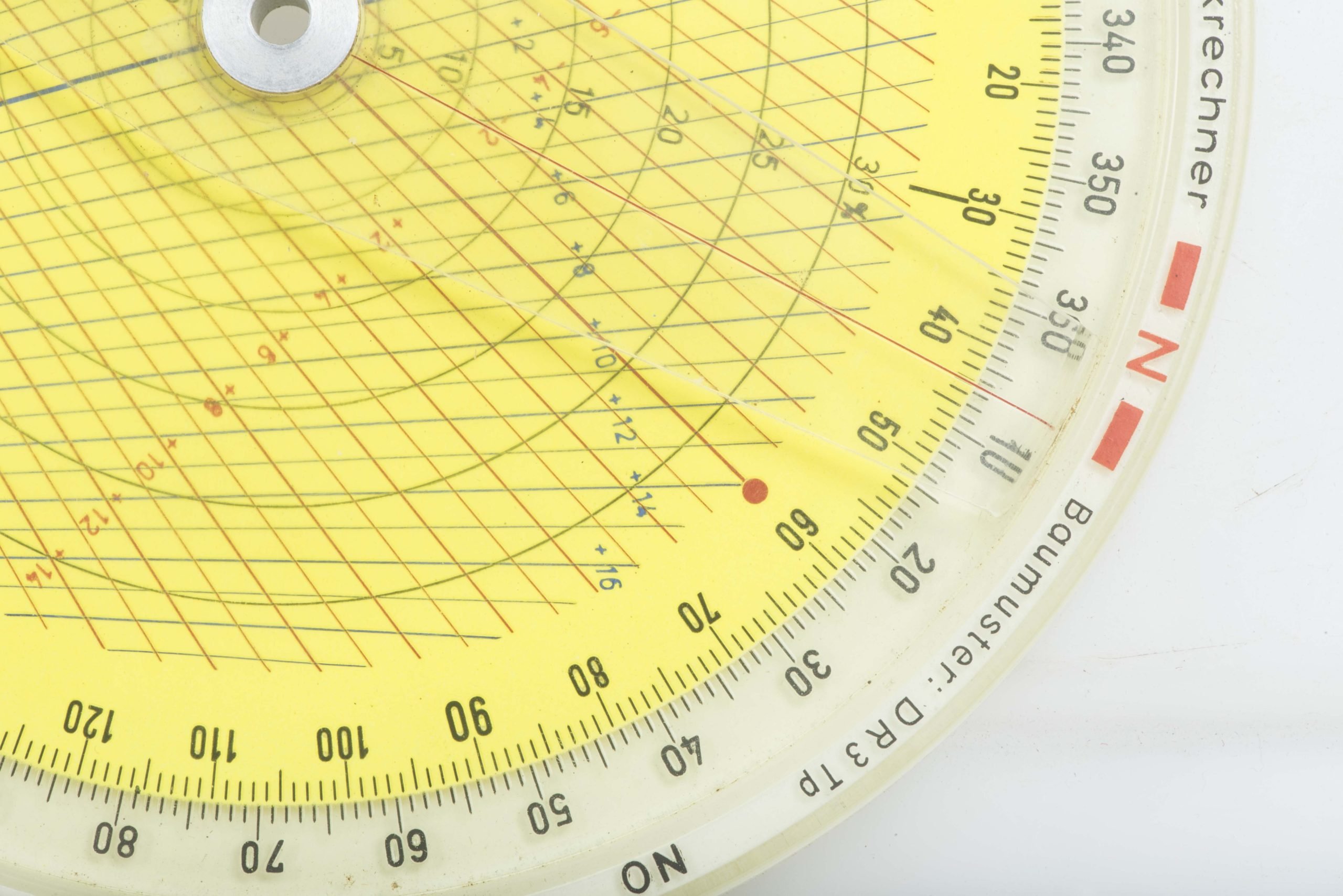 Unissued Luftwaffe flight navigator disc or Dreieckrechner DP3 Tp in original cardboard box — image 6