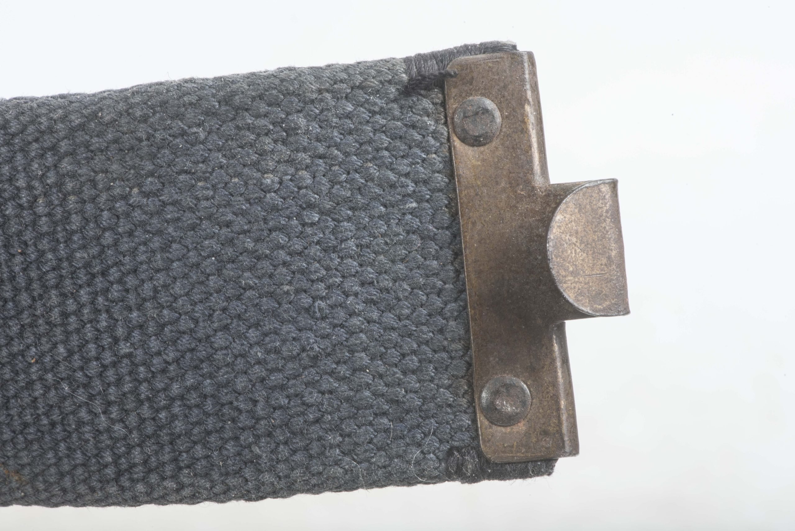 Rare late war Luftwaffe blue webbing equipment belt size 82 marked RB-Nr. 0/0365/0012 — image 11