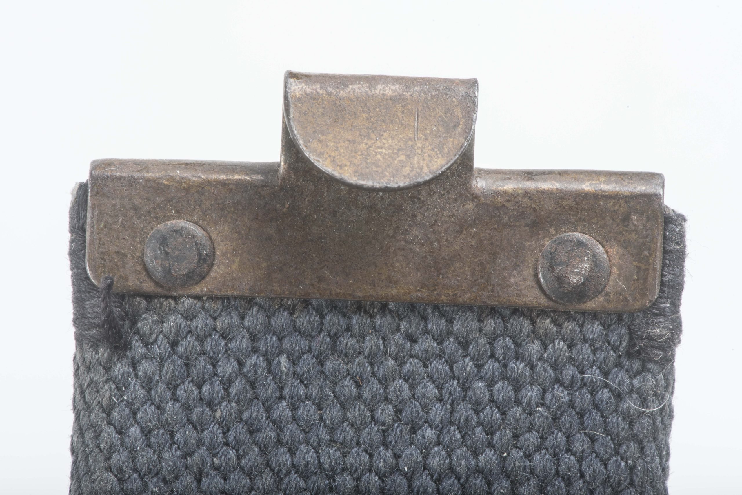 Rare late war Luftwaffe blue webbing equipment belt size 82 marked RB-Nr. 0/0365/0012 — image 14