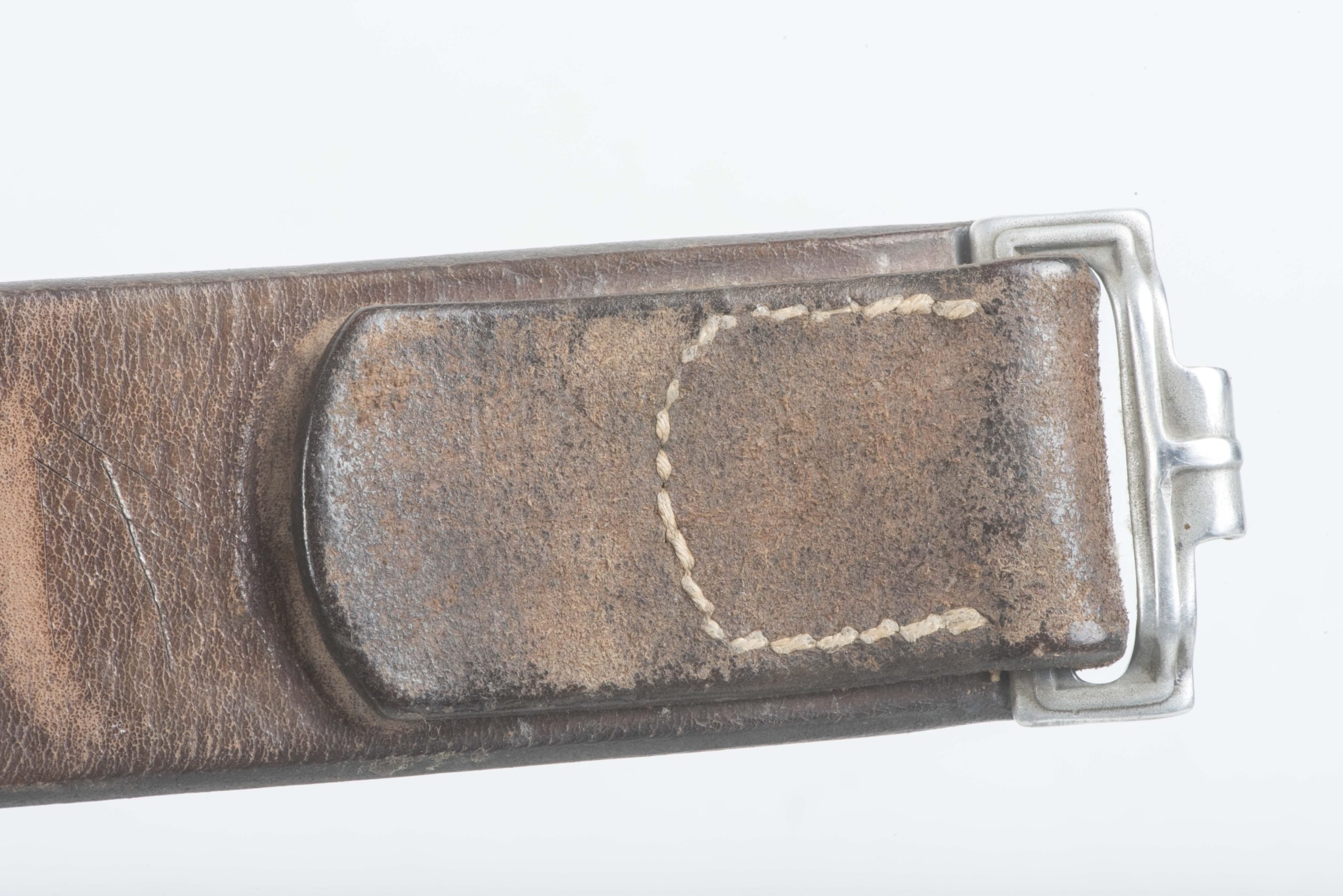 Pre war leather equipment belt size 90 marked Wilh. Brand, Heidelberg 1938 — image 4
