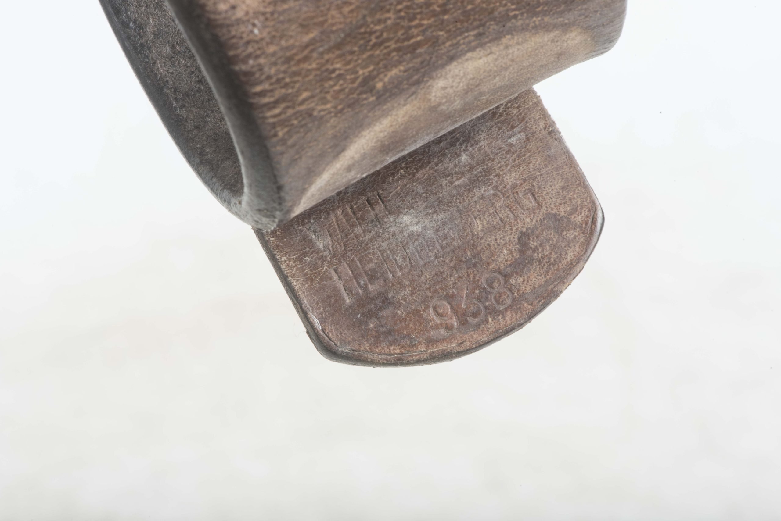 Pre war leather equipment belt size 90 marked Wilh. Brand, Heidelberg 1938 — image 5