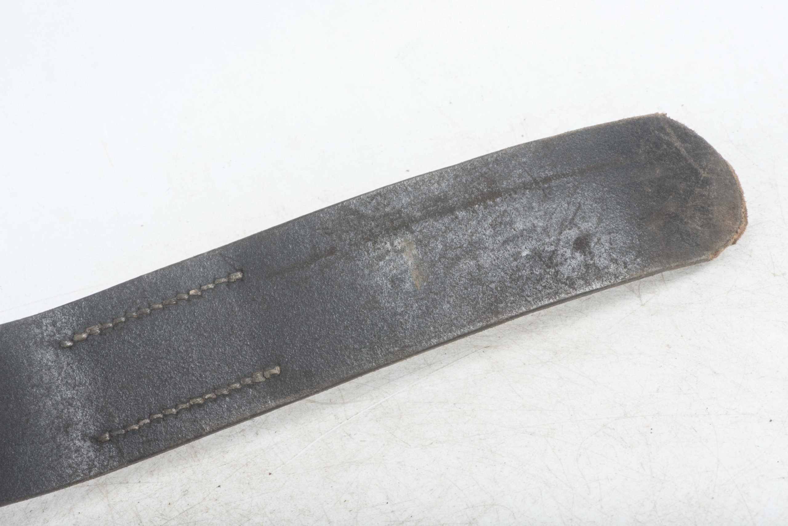 Leather equipment belt marked Wittkop & Co., Bielefeld 1942 named Uffz. Jung — image 8