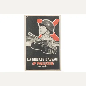 Postcard SS-Wallonie; La Brigade D'Assaut SS Wallonie