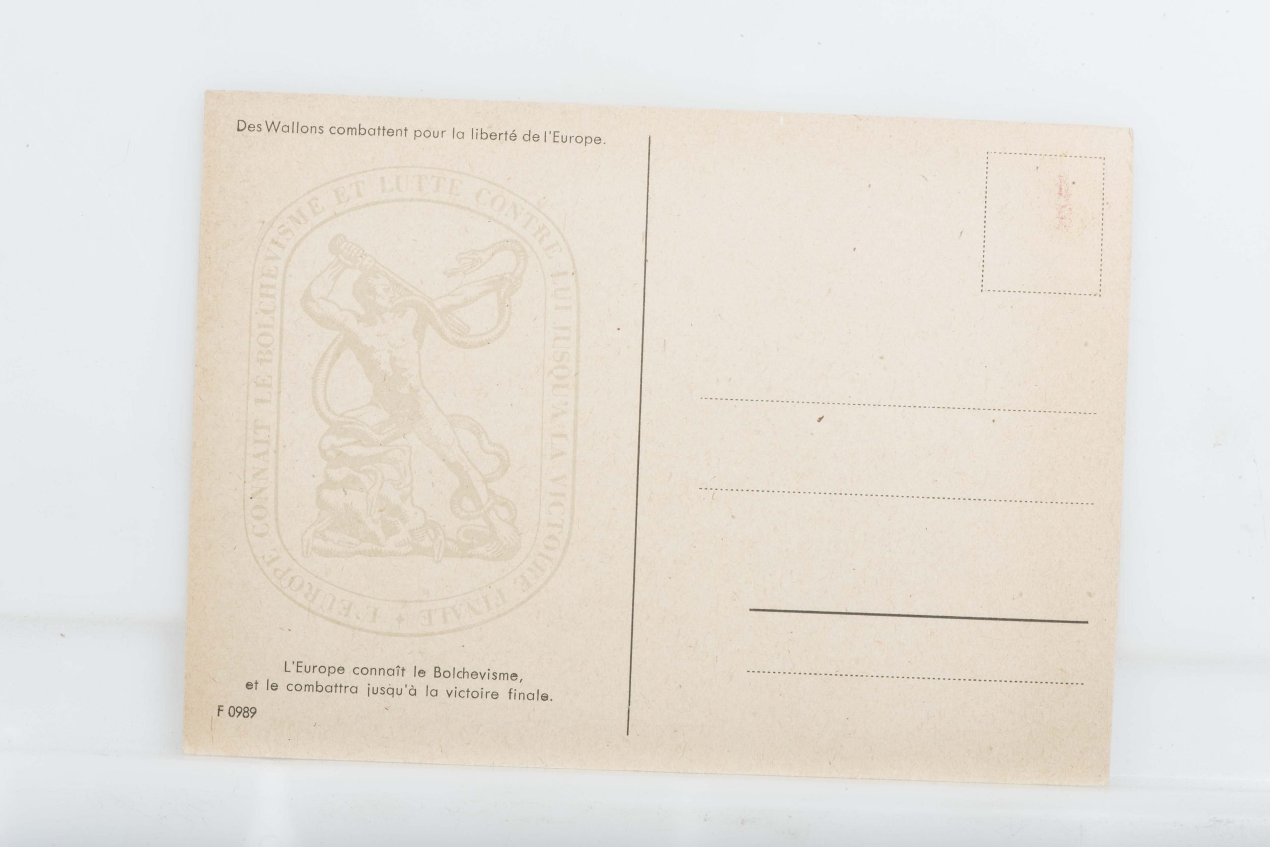 Postcard set of Leon Degrelle with Legion Wallonie — image 10