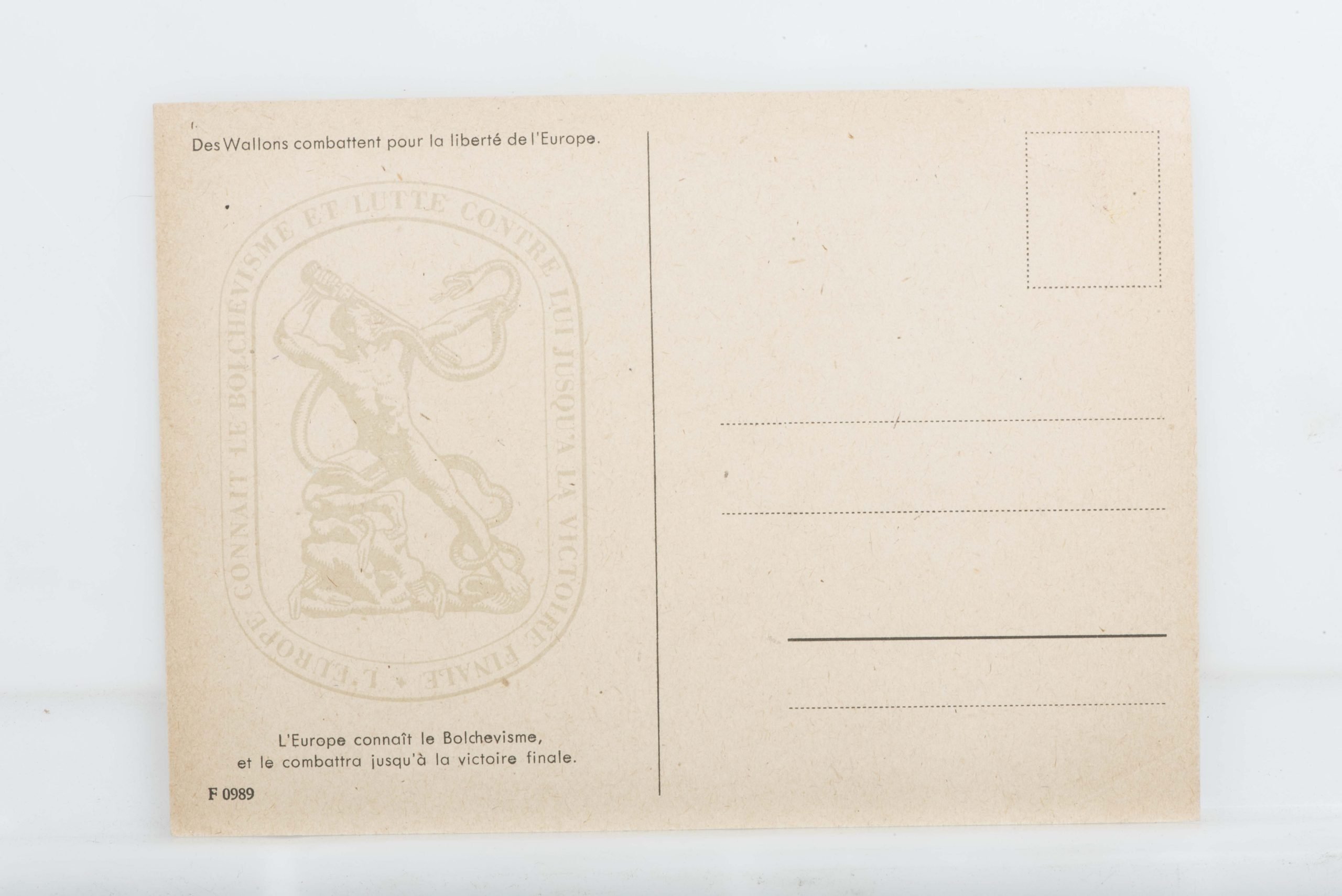 Postcard set of Leon Degrelle with Legion Wallonie — image 12