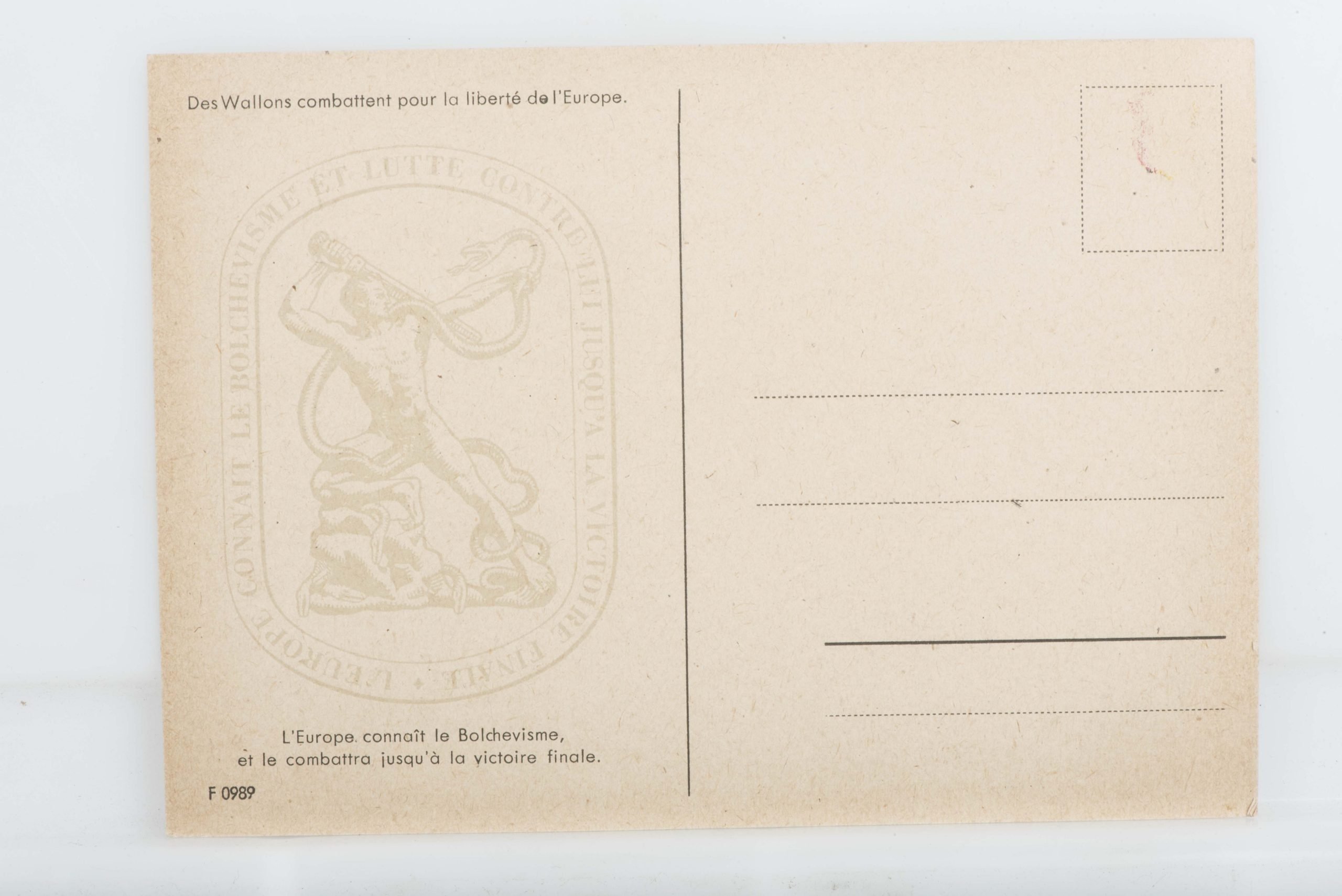 Postcard set of Leon Degrelle with Legion Wallonie — image 14