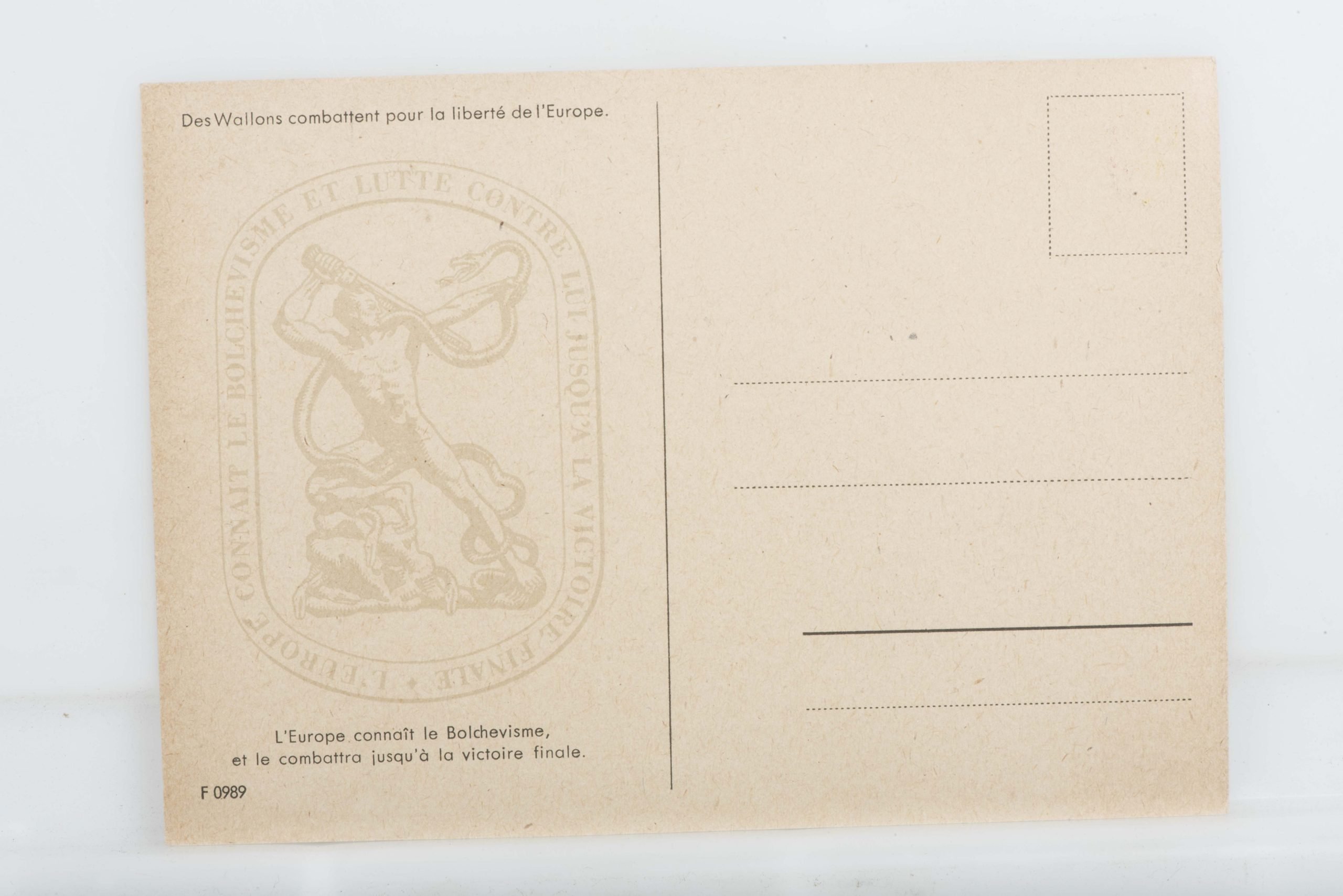 Postcard set of Leon Degrelle with Legion Wallonie — image 16