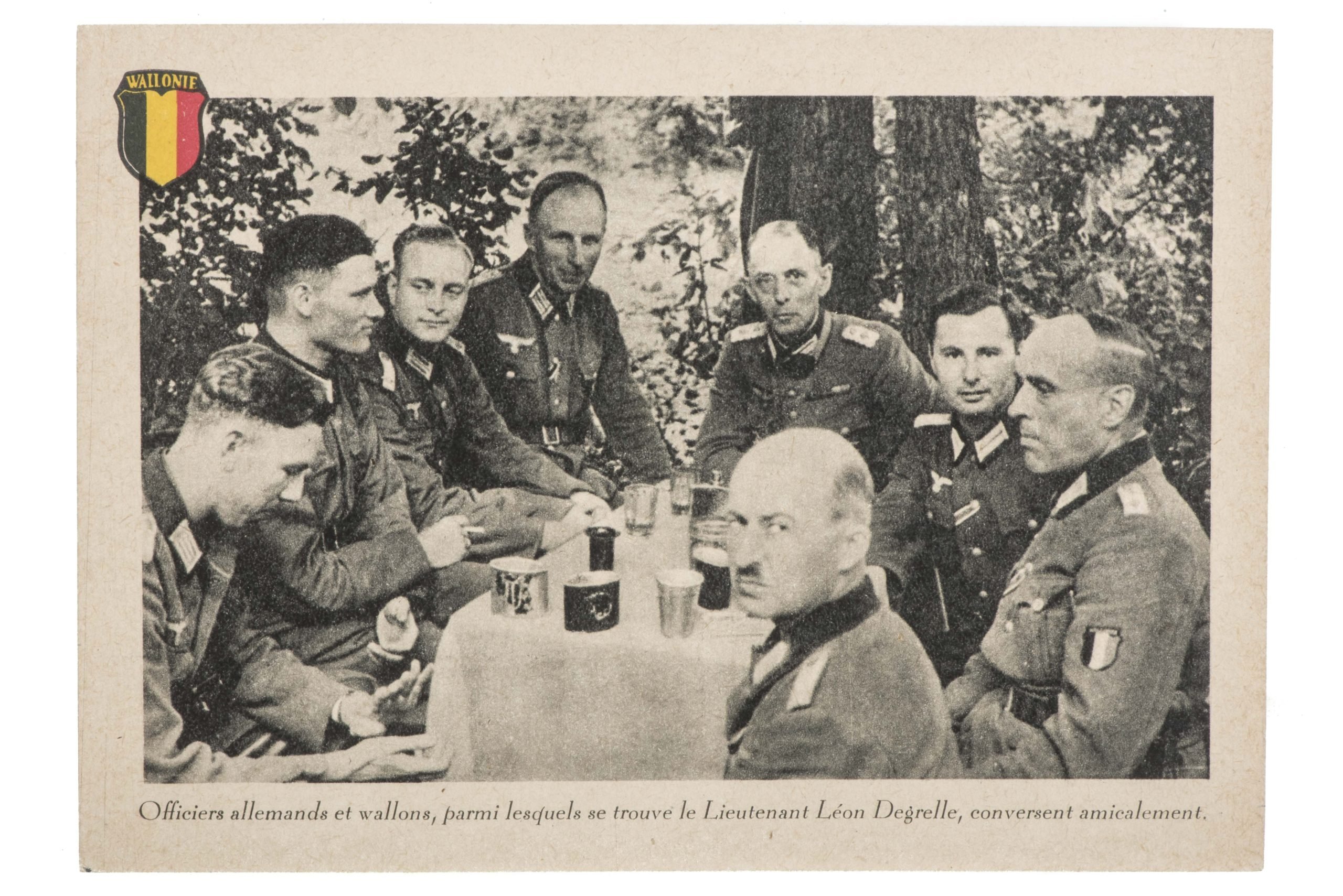 Postcard set of Leon Degrelle with Legion Wallonie — image 18