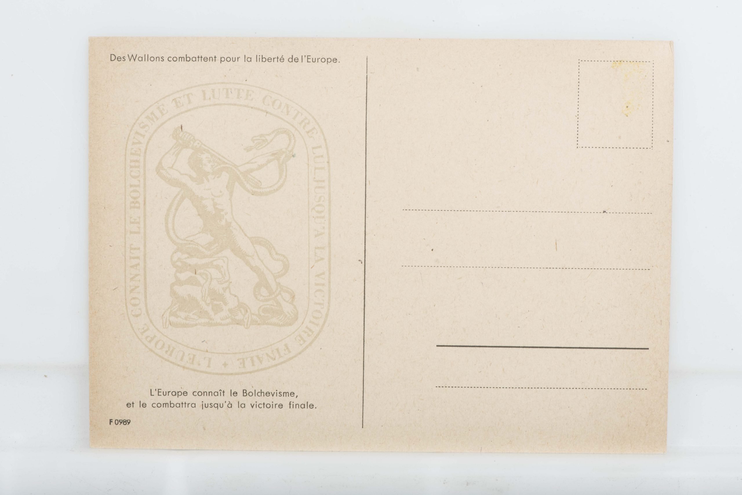 Postcard set of Leon Degrelle with Legion Wallonie — image 19