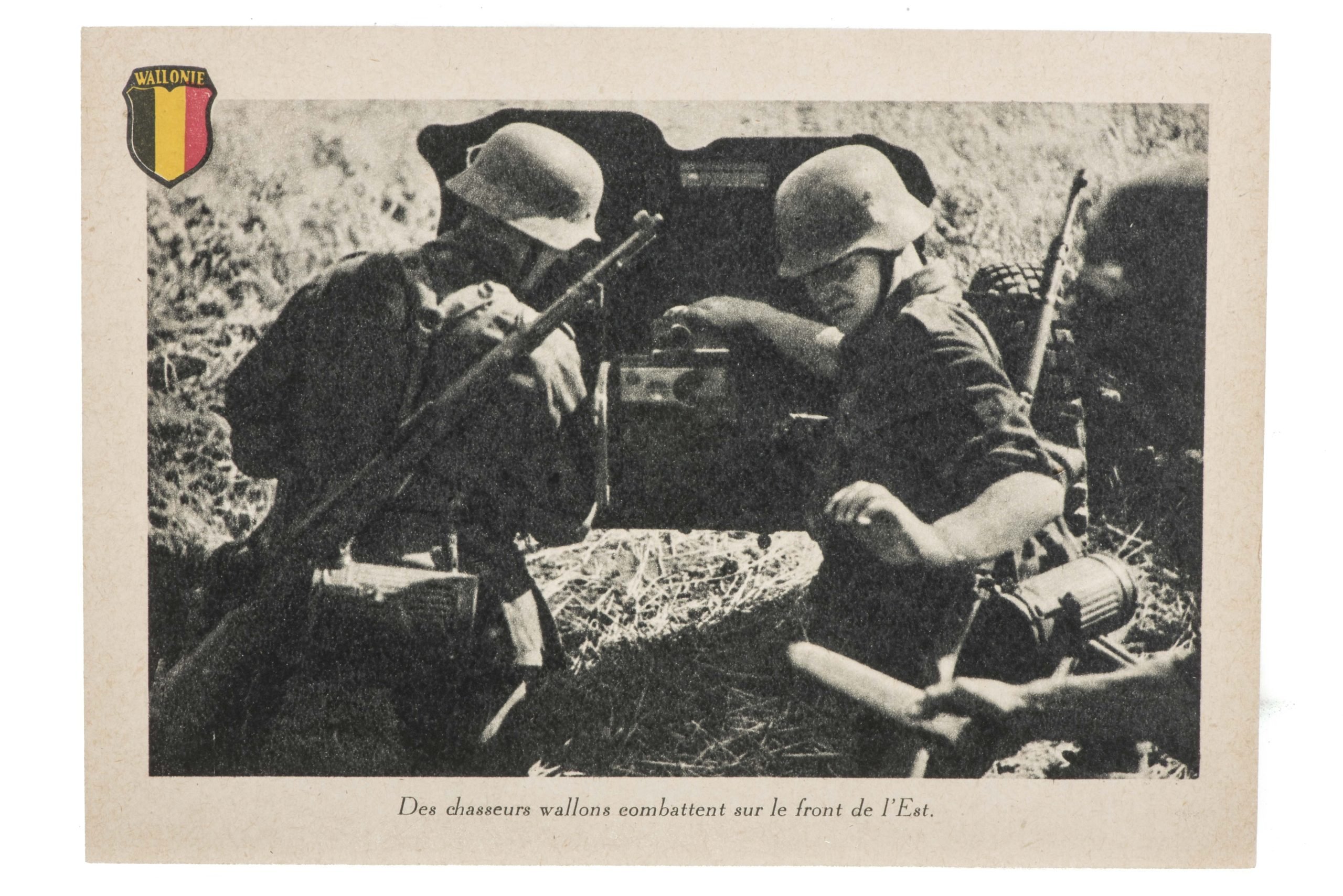 Postcard set of Leon Degrelle with Legion Wallonie — image 21