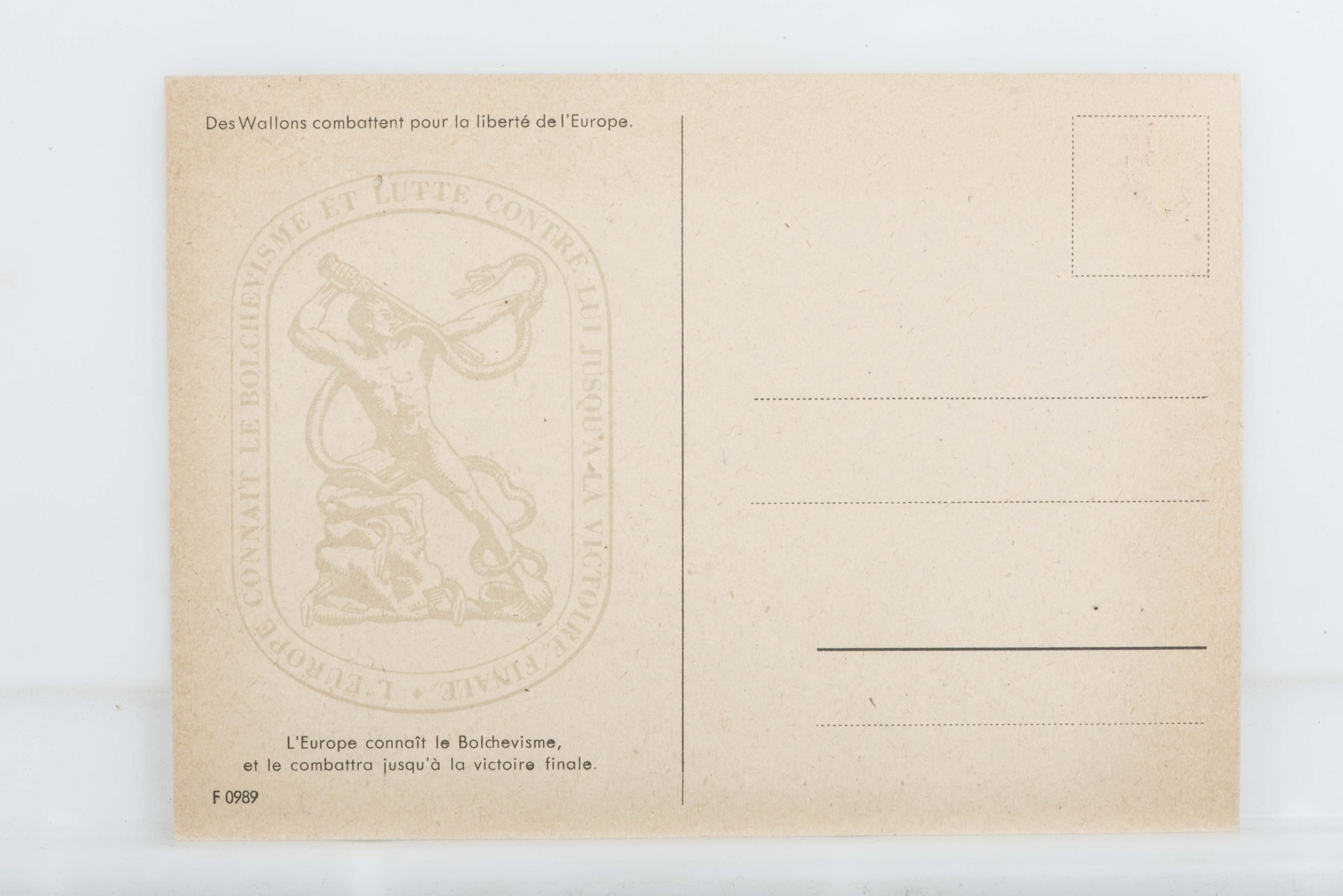 Postcard set of Leon Degrelle with Legion Wallonie — image 23