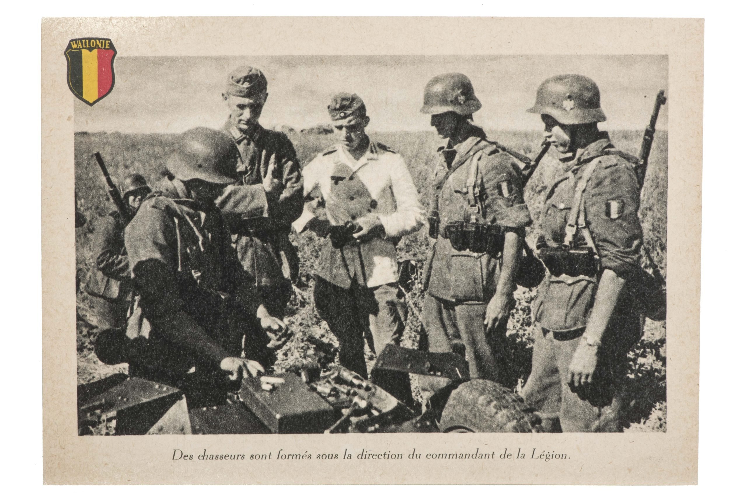 Postcard set of Leon Degrelle with Legion Wallonie — image 24