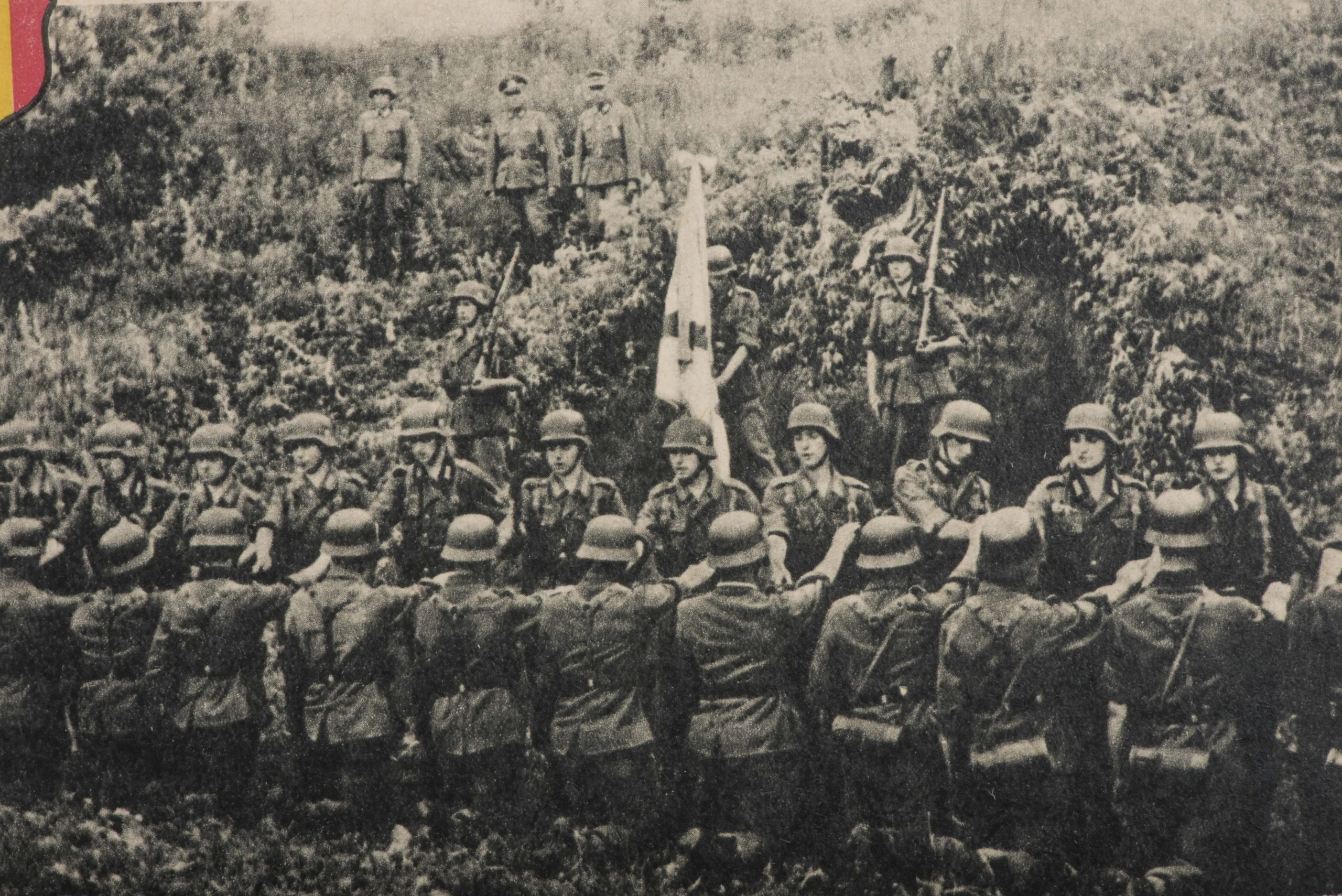 Postcard set of Leon Degrelle with Legion Wallonie — image 26