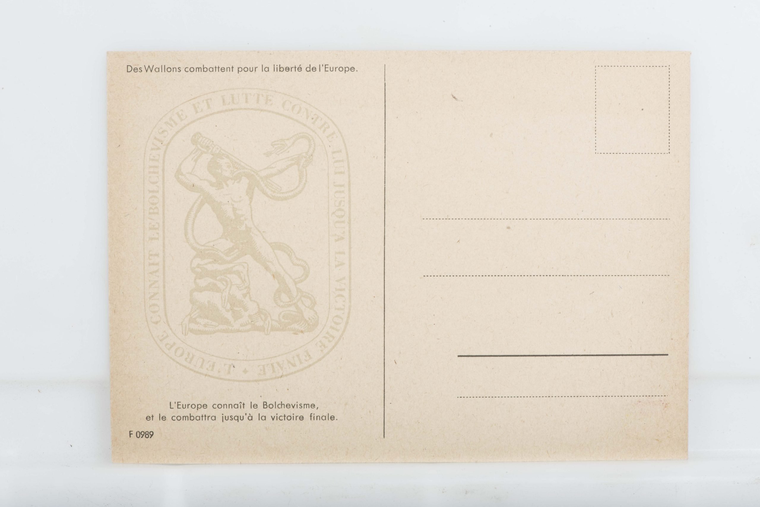 Postcard set of Leon Degrelle with Legion Wallonie — image 29