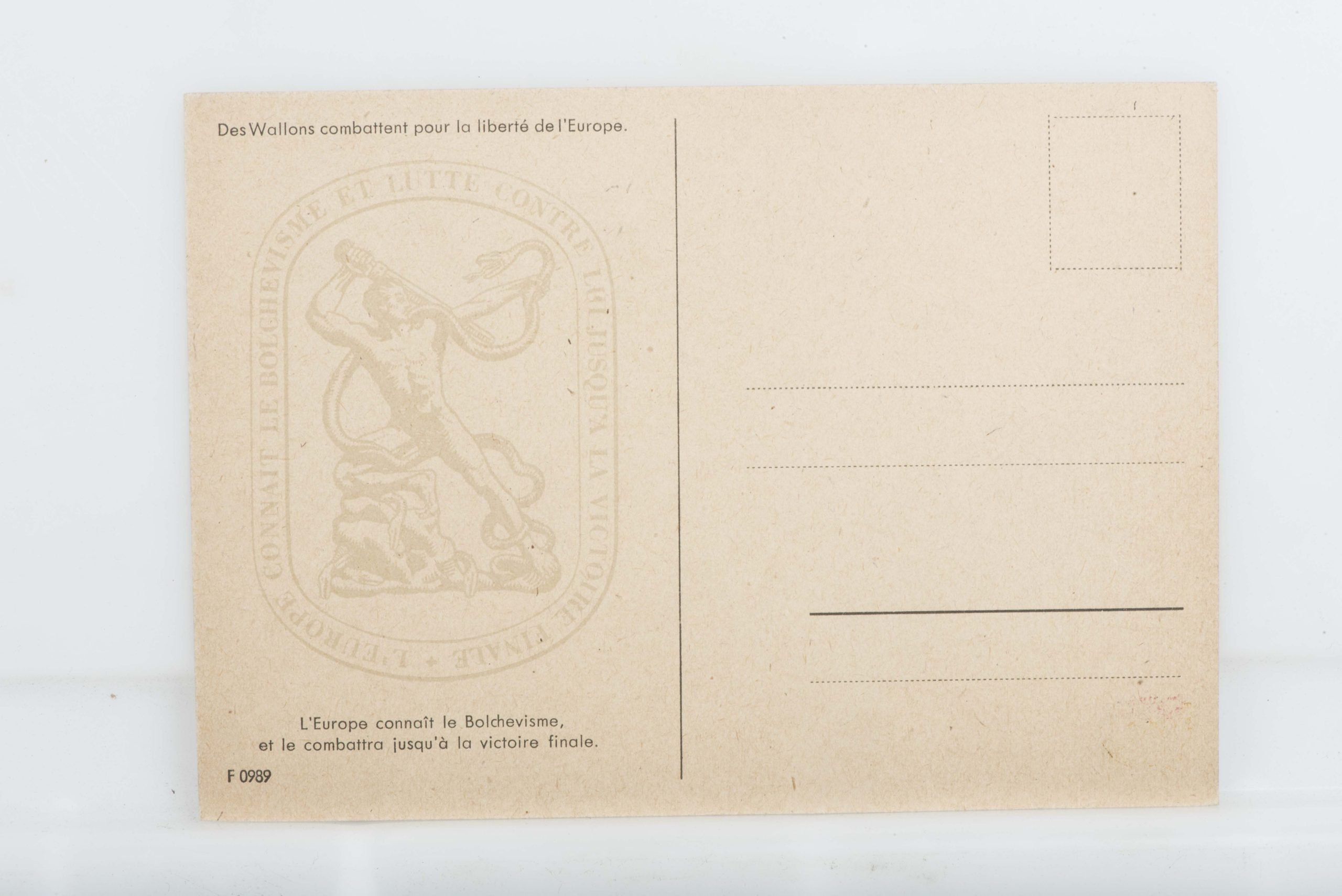 Postcard set of Leon Degrelle with Legion Wallonie — image 33